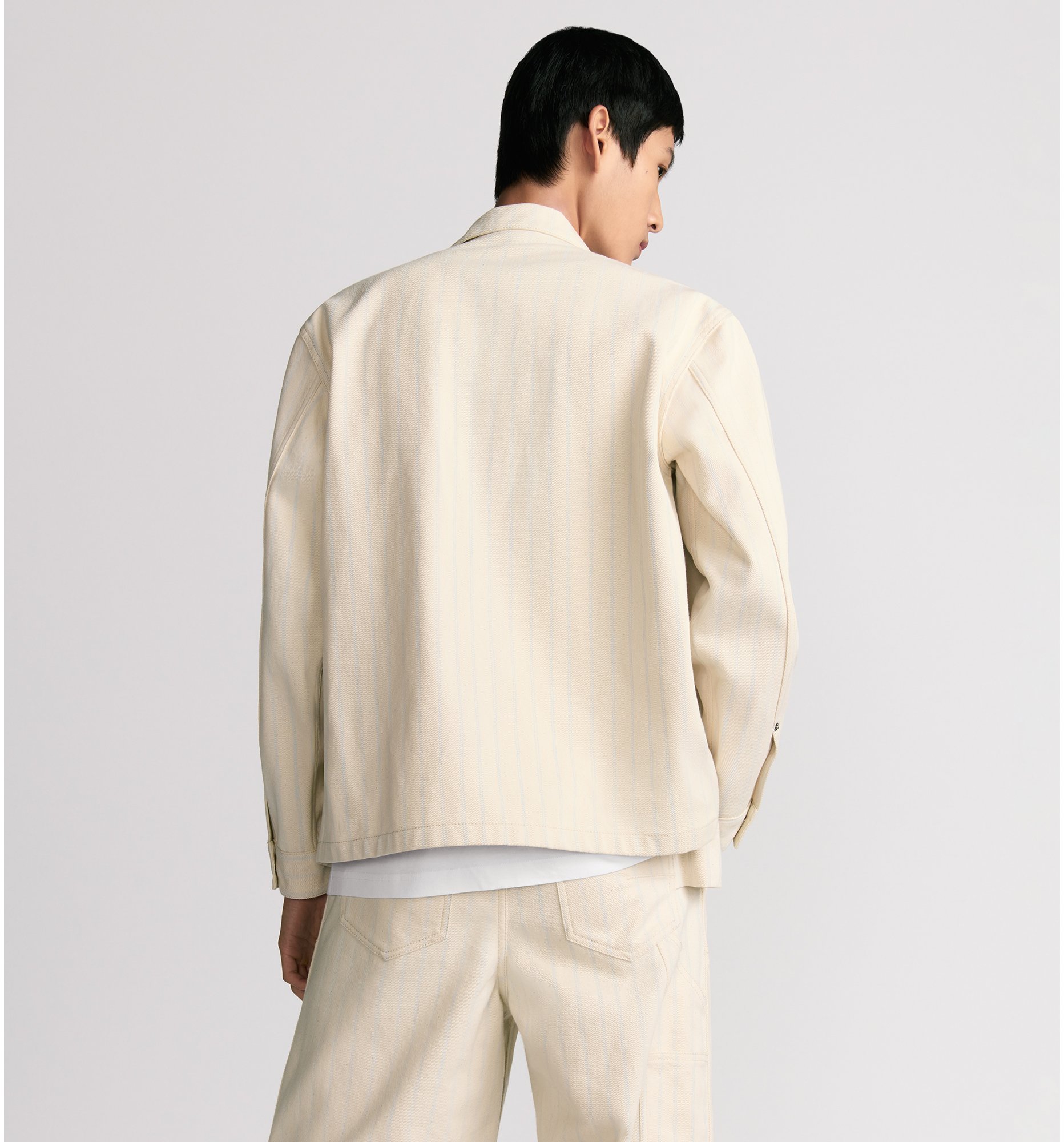 aria_look DIOR AND HYLTON NEL Overshirt Three quarter closed view