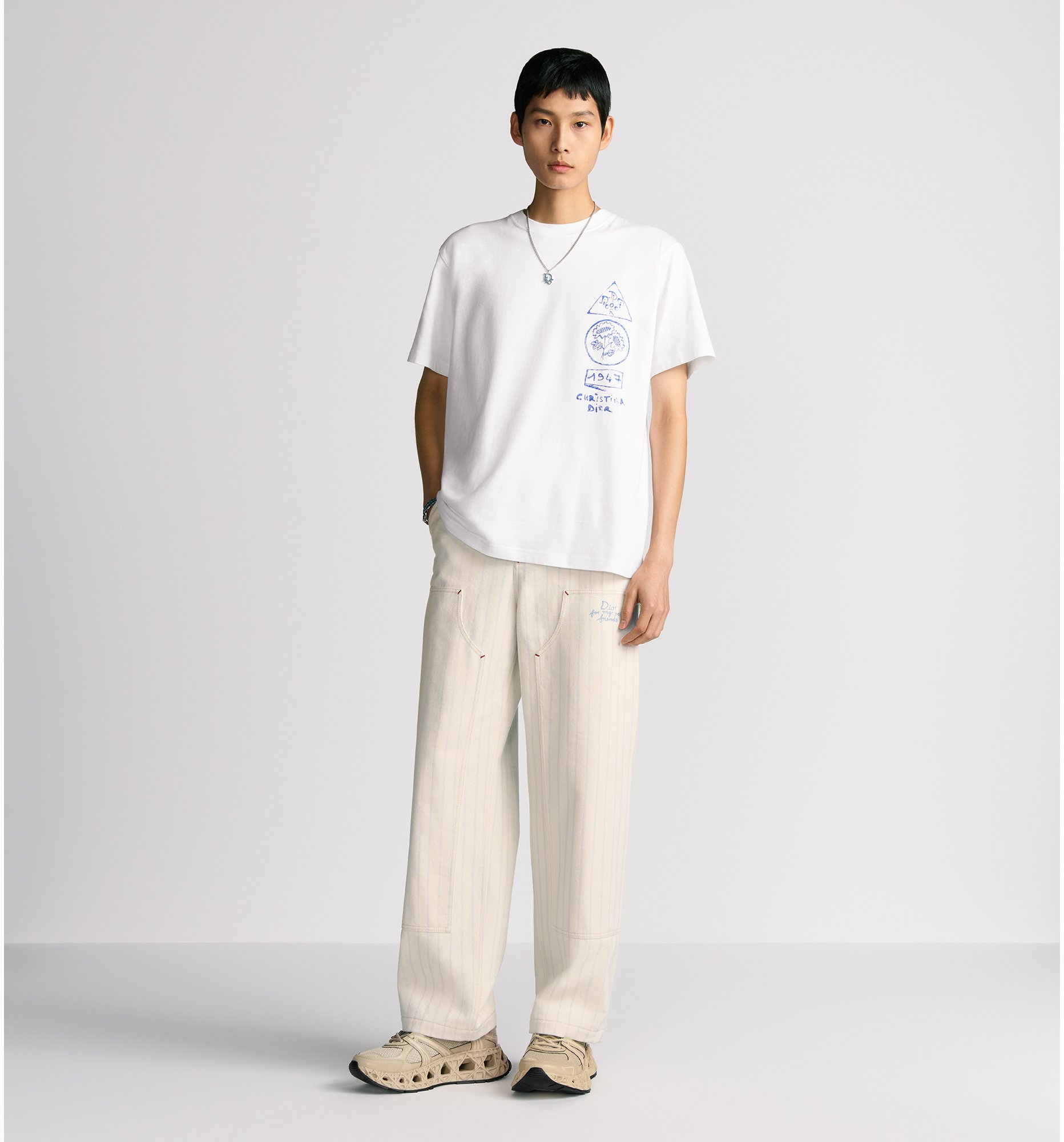 aria_look DIOR AND HYLTON NEL T-Shirt, Relaxed Fit Back view