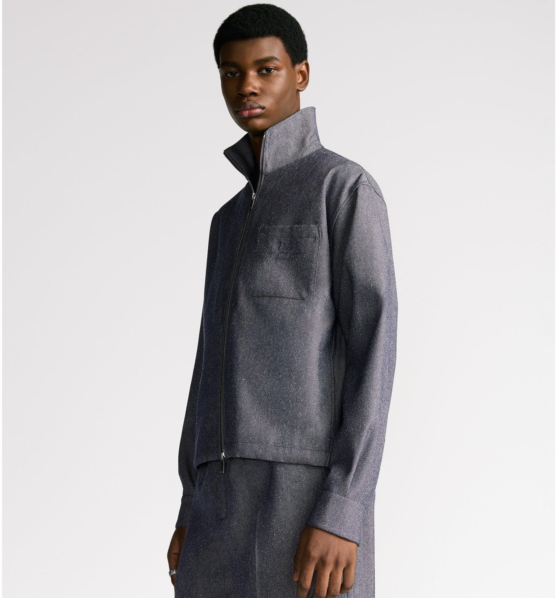 aria_look DIOR AND HYLTON NEL Overshirt Front view