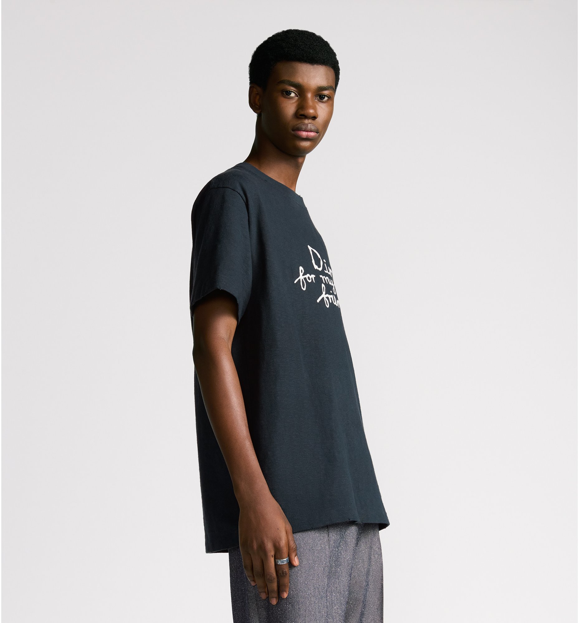 aria_look DIOR AND HYLTON NEL T-Shirt, Relaxed Fit Unfolded view