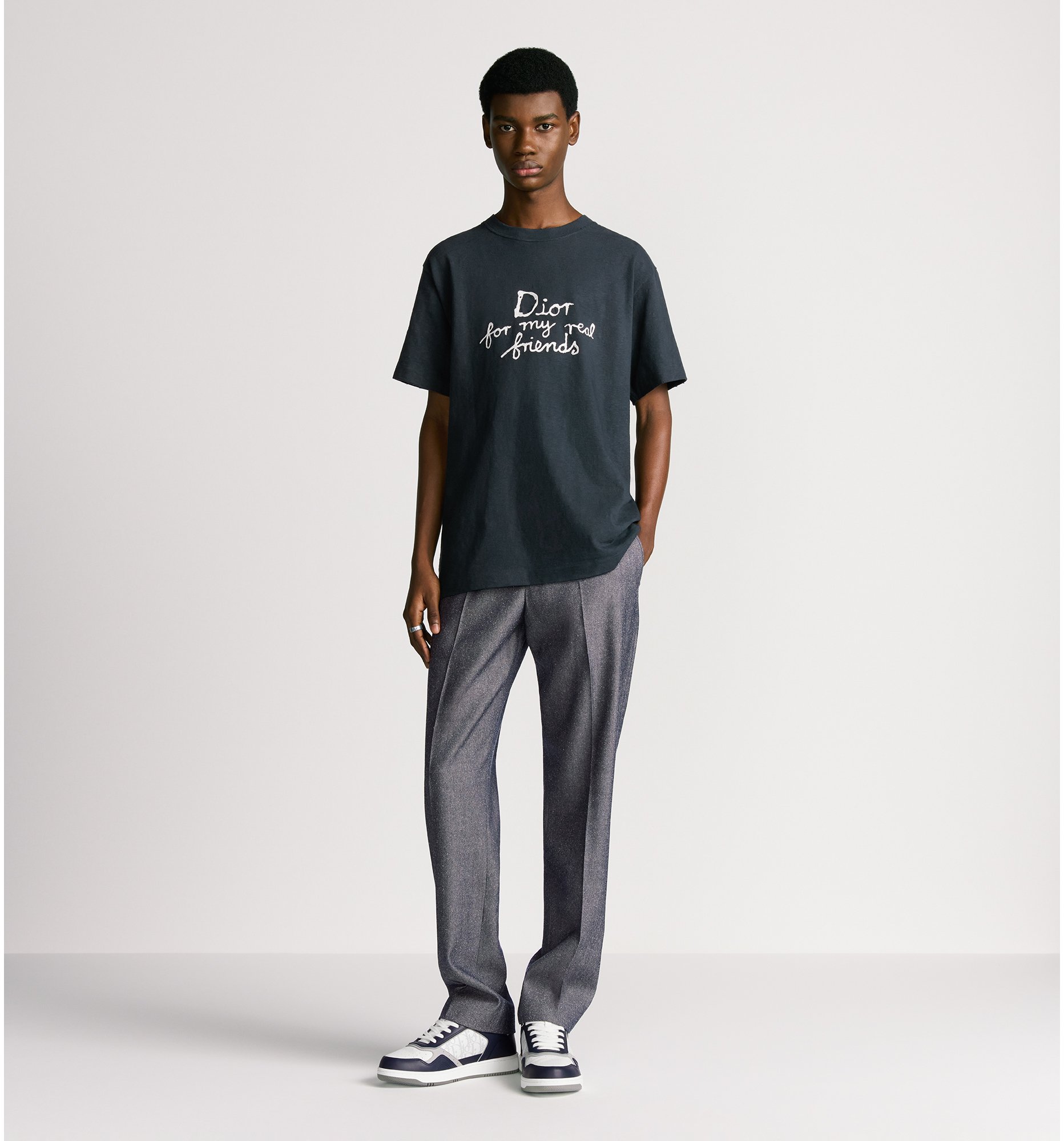 aria_look DIOR AND HYLTON NEL T-Shirt, Relaxed Fit Back view
