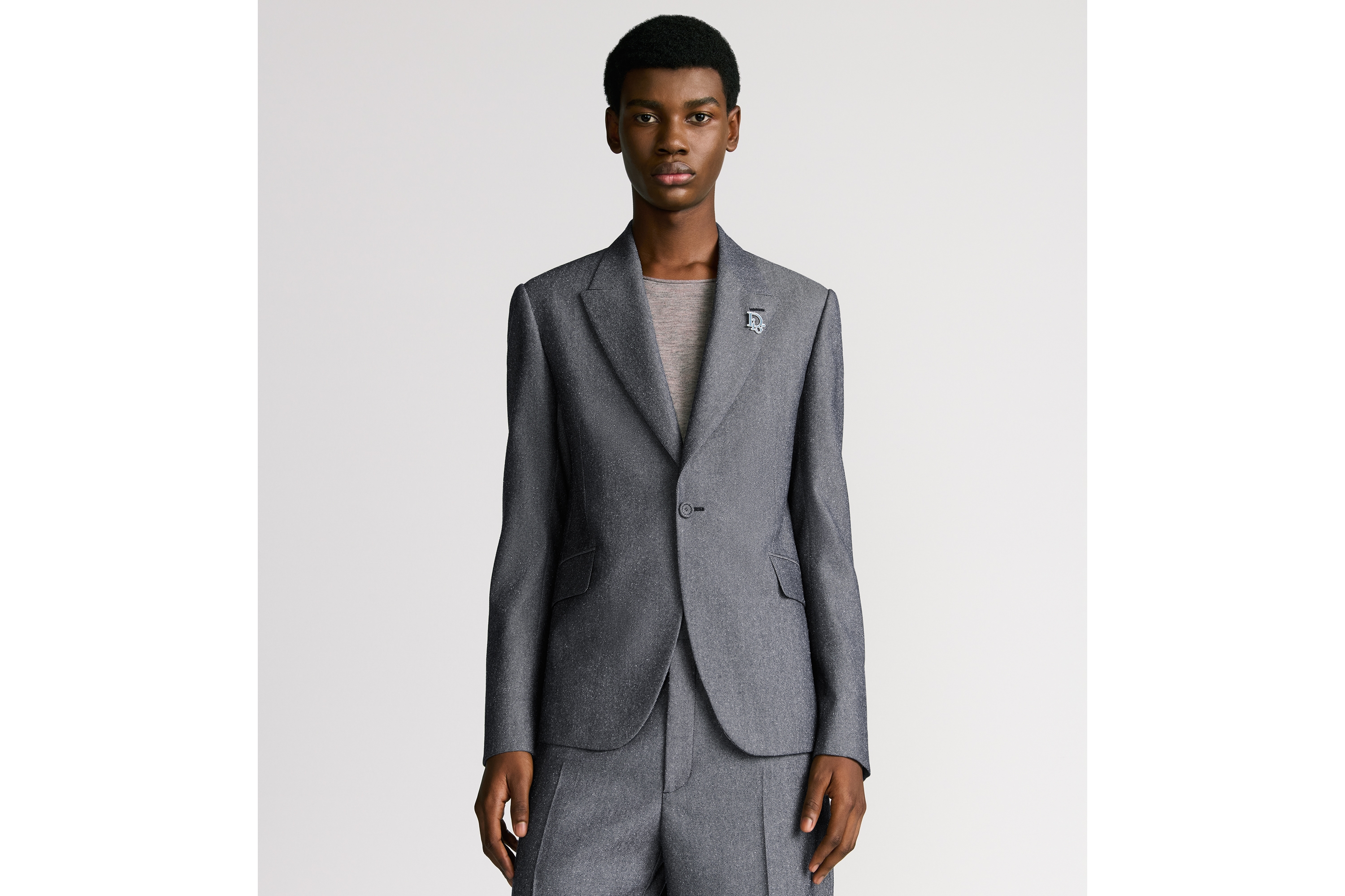 Veste Homme Etro Taille 48 Grise - Mélange Coton, Laine Vierge, Soie - Occasion Très Bon état