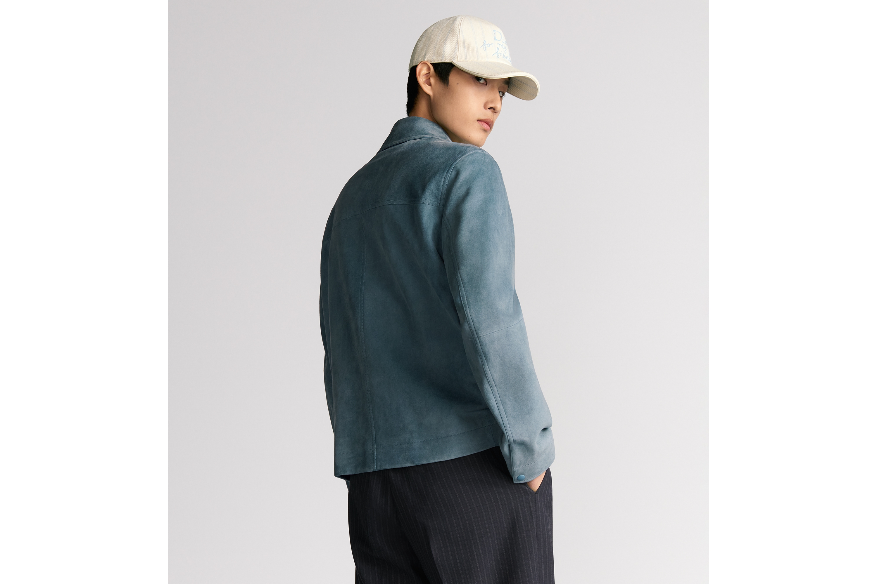 look_image_alt_prefix Cazadora Piel de cordero azul E03