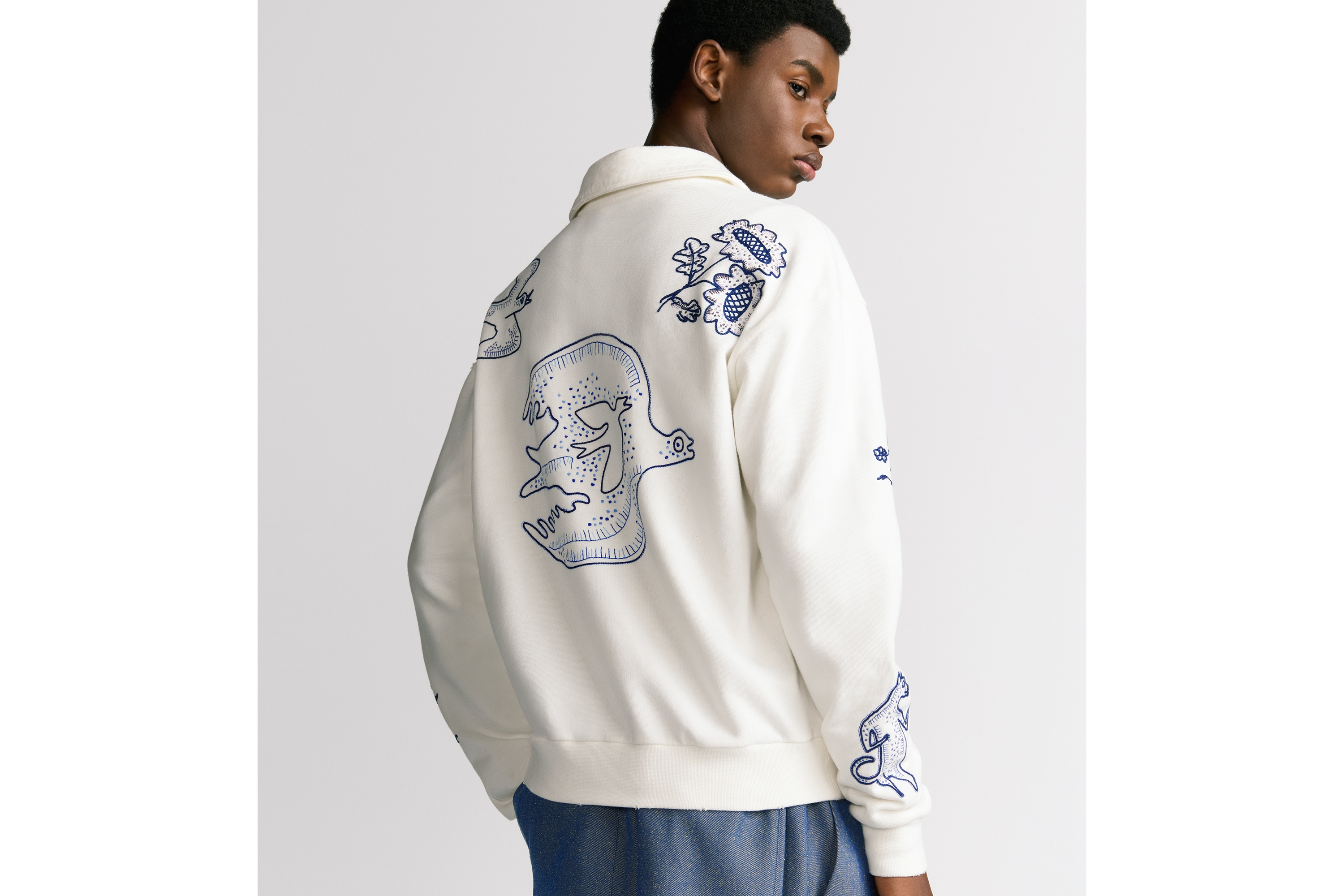 Lior patch yellow sweatshirt SS26