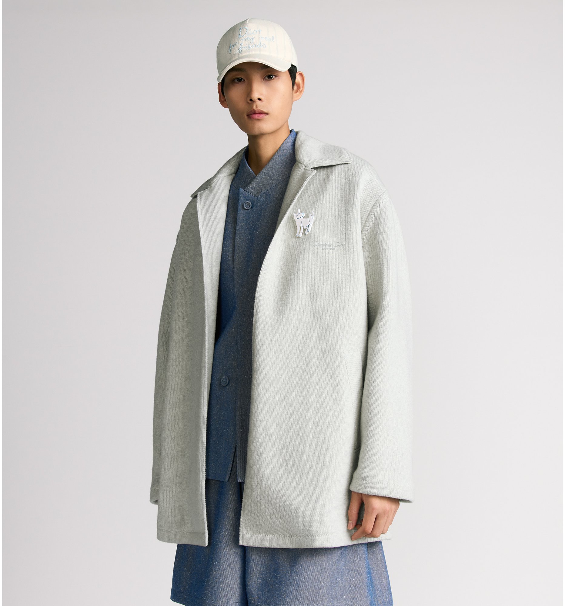 aria_look Manteau en maille Vue de face