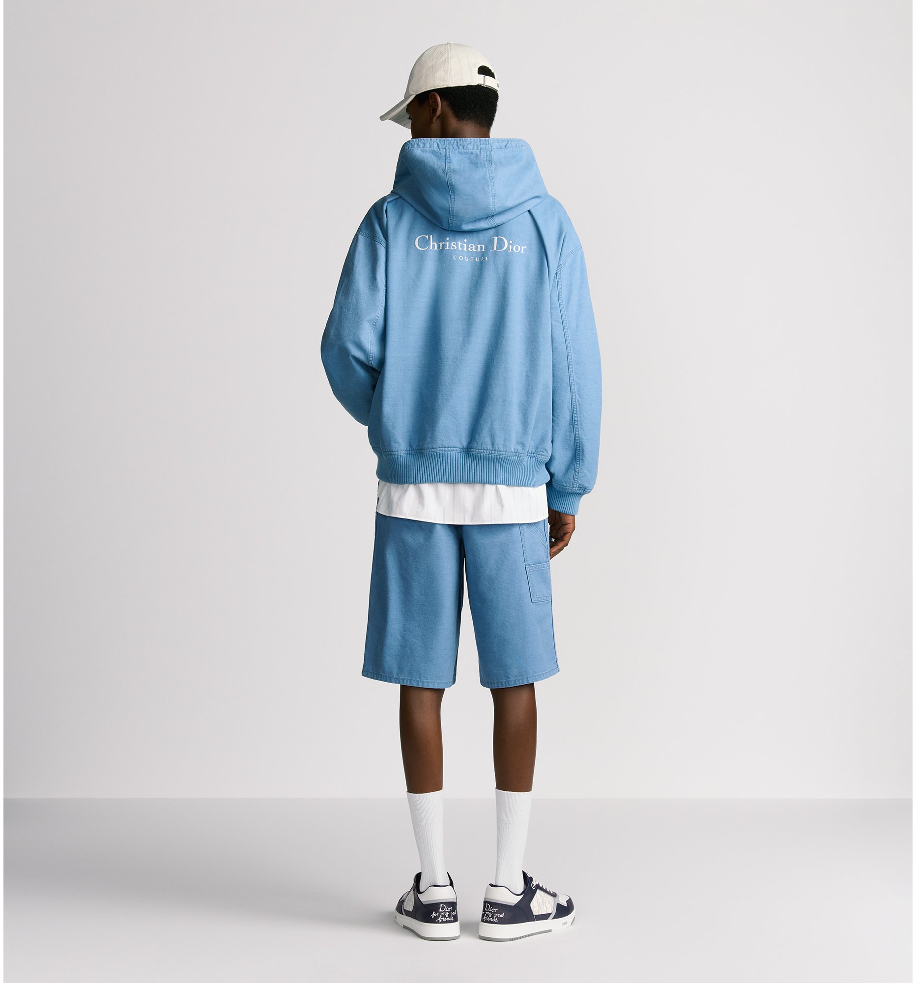 aria_look Christian Dior Couture Hooded Sweatshirt Three quarter closed view