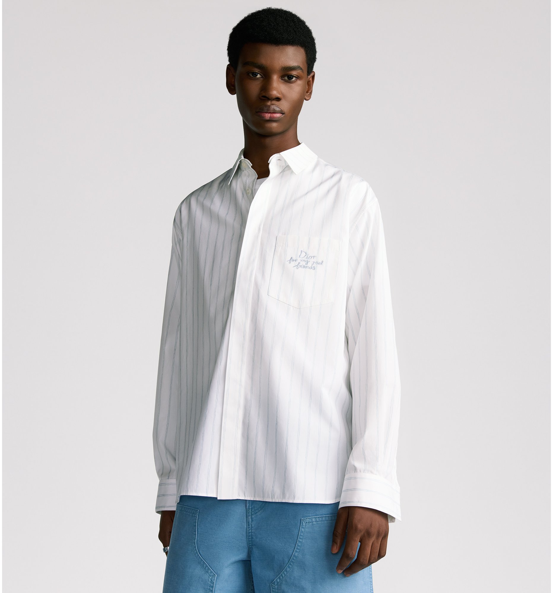 aria_look DIOR AND HYLTON NEL Oversized Shirt Unfolded view