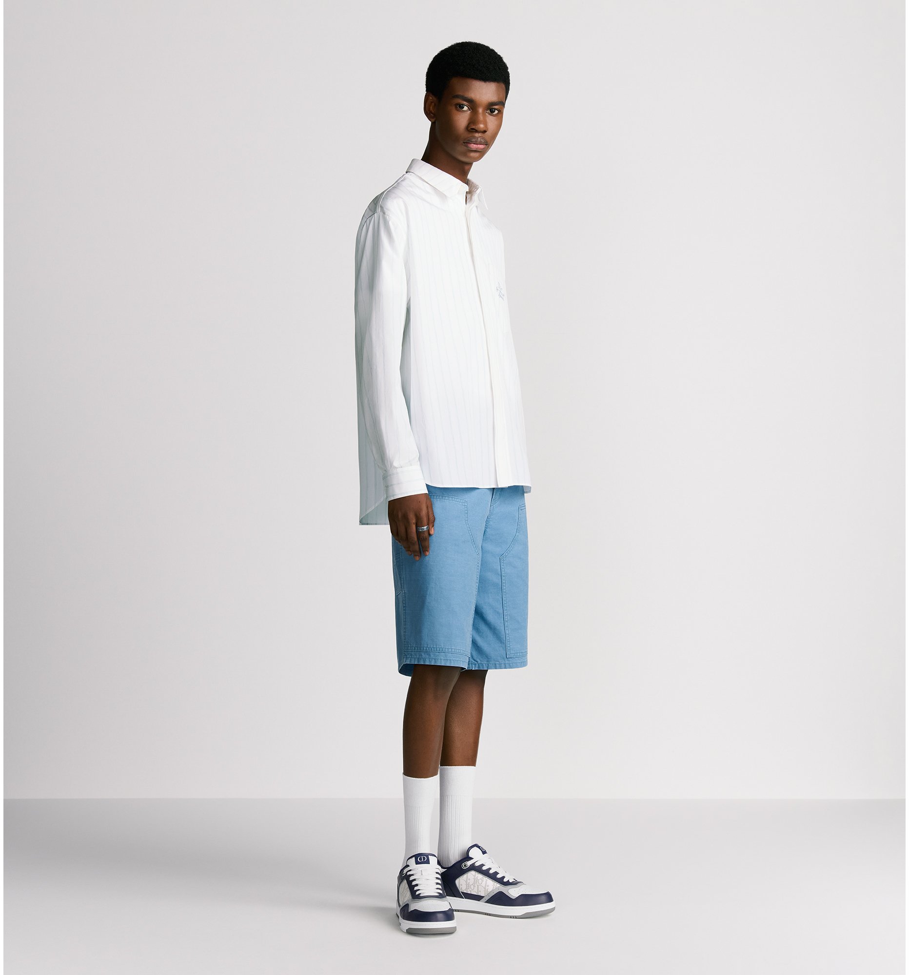 aria_look DIOR AND HYLTON NEL Oversized Shirt Back view