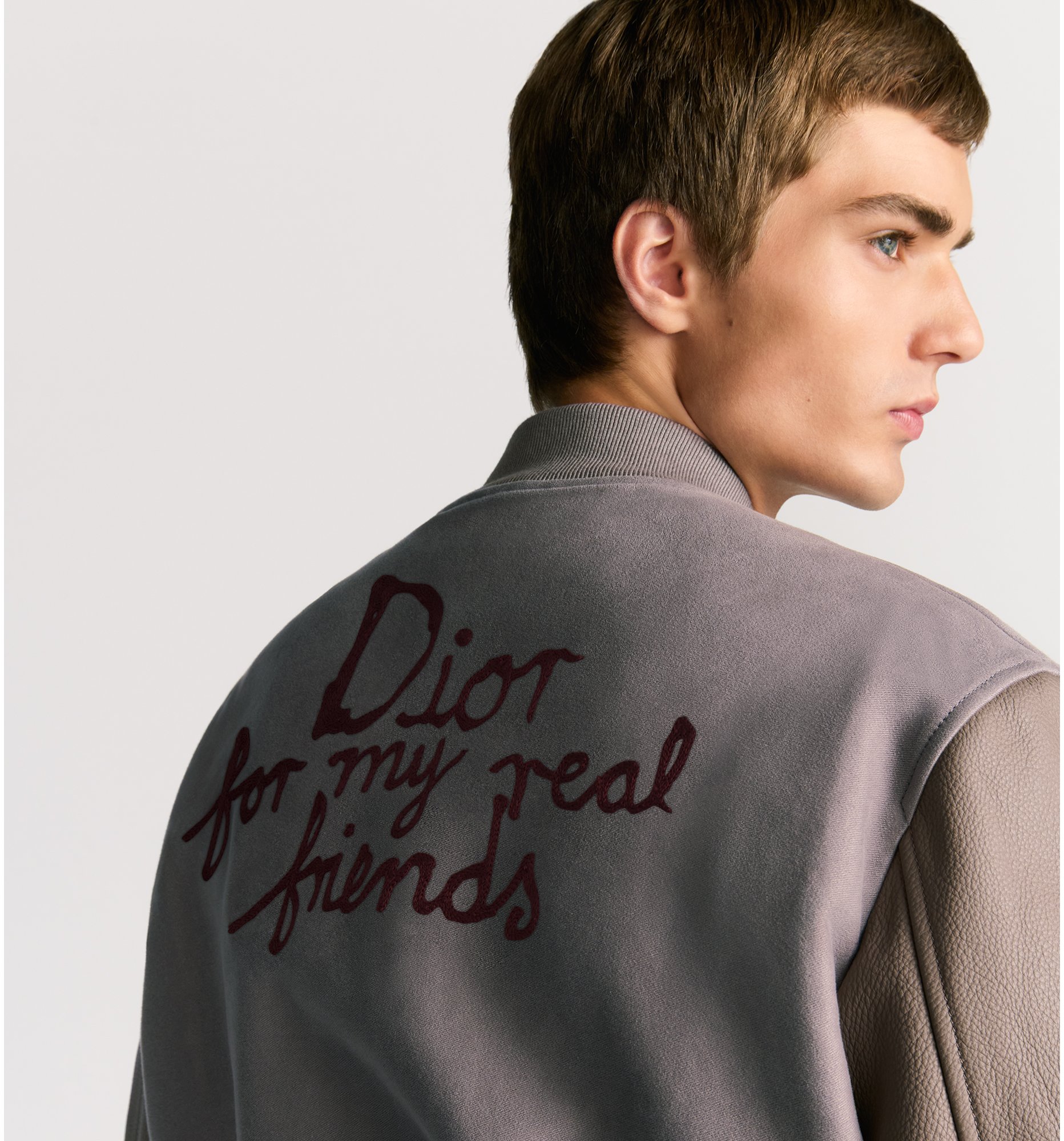 aria_look DIOR AND HYLTON NEL Varsity Jacket Detailed view