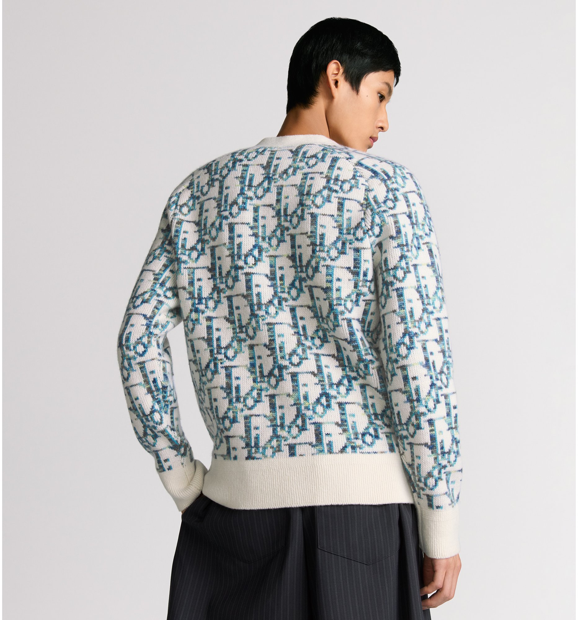 aria_look Dior Oblique Cardigan Detailed view