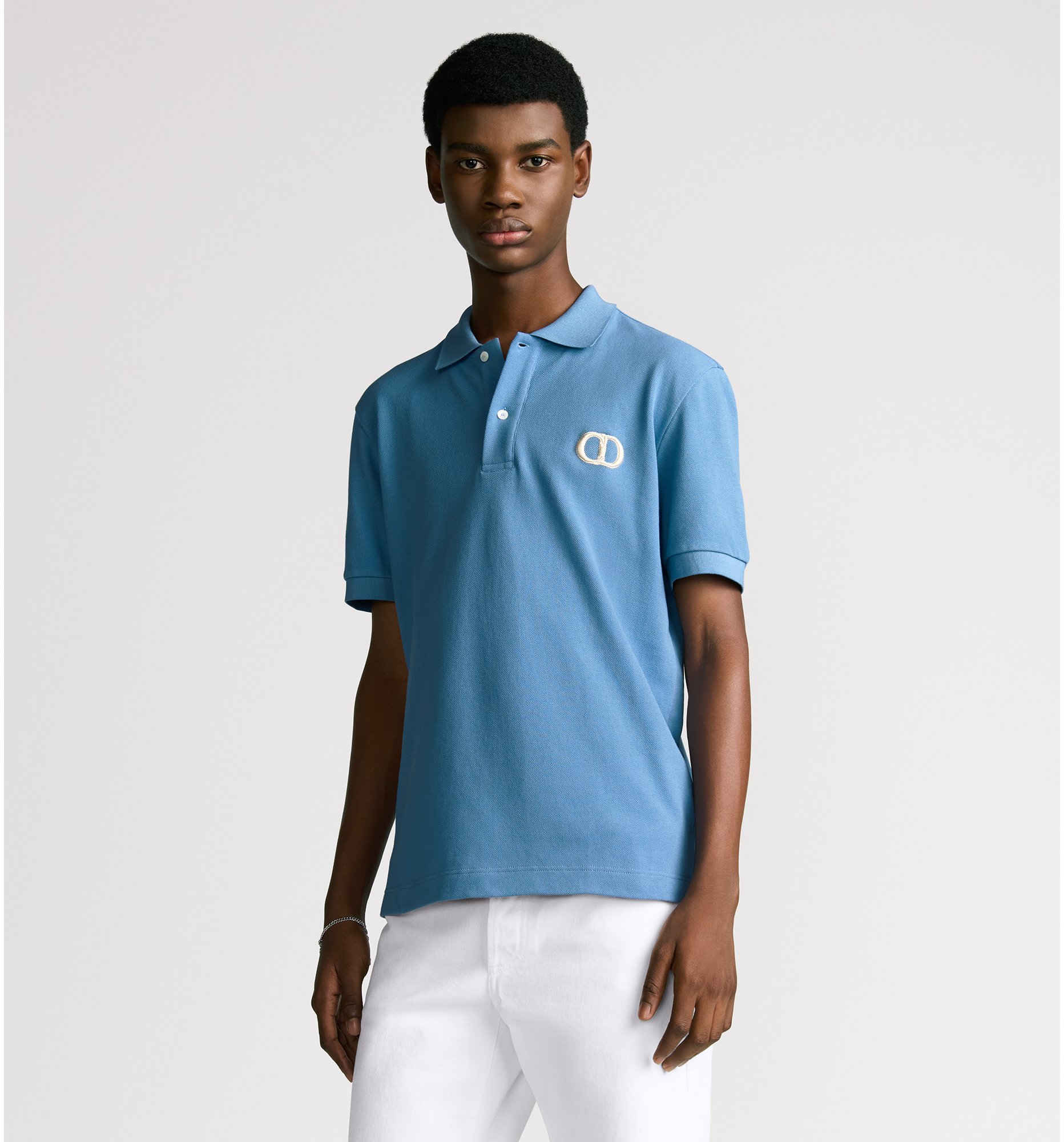 aria_look CD Icon Polo Shirt Unfolded view
