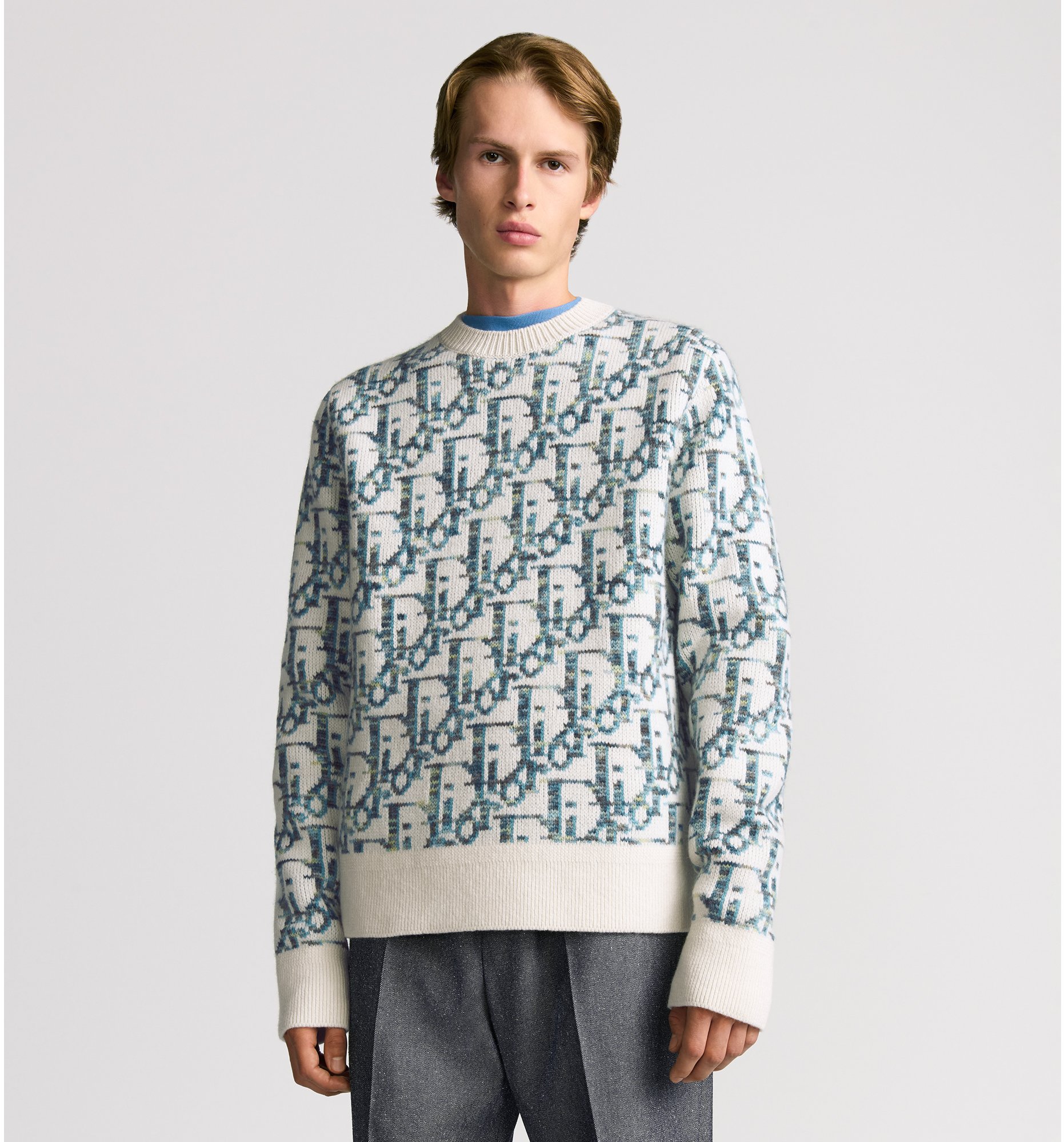 aria_look Dior Oblique Sweater Unfolded view