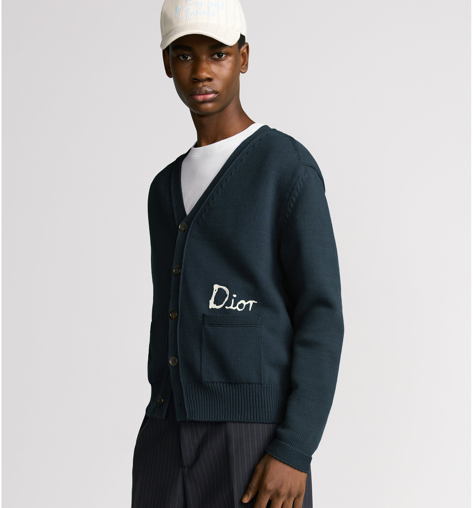 aria_look DIOR AND HYLTON NEL Cardigan Unfolded view