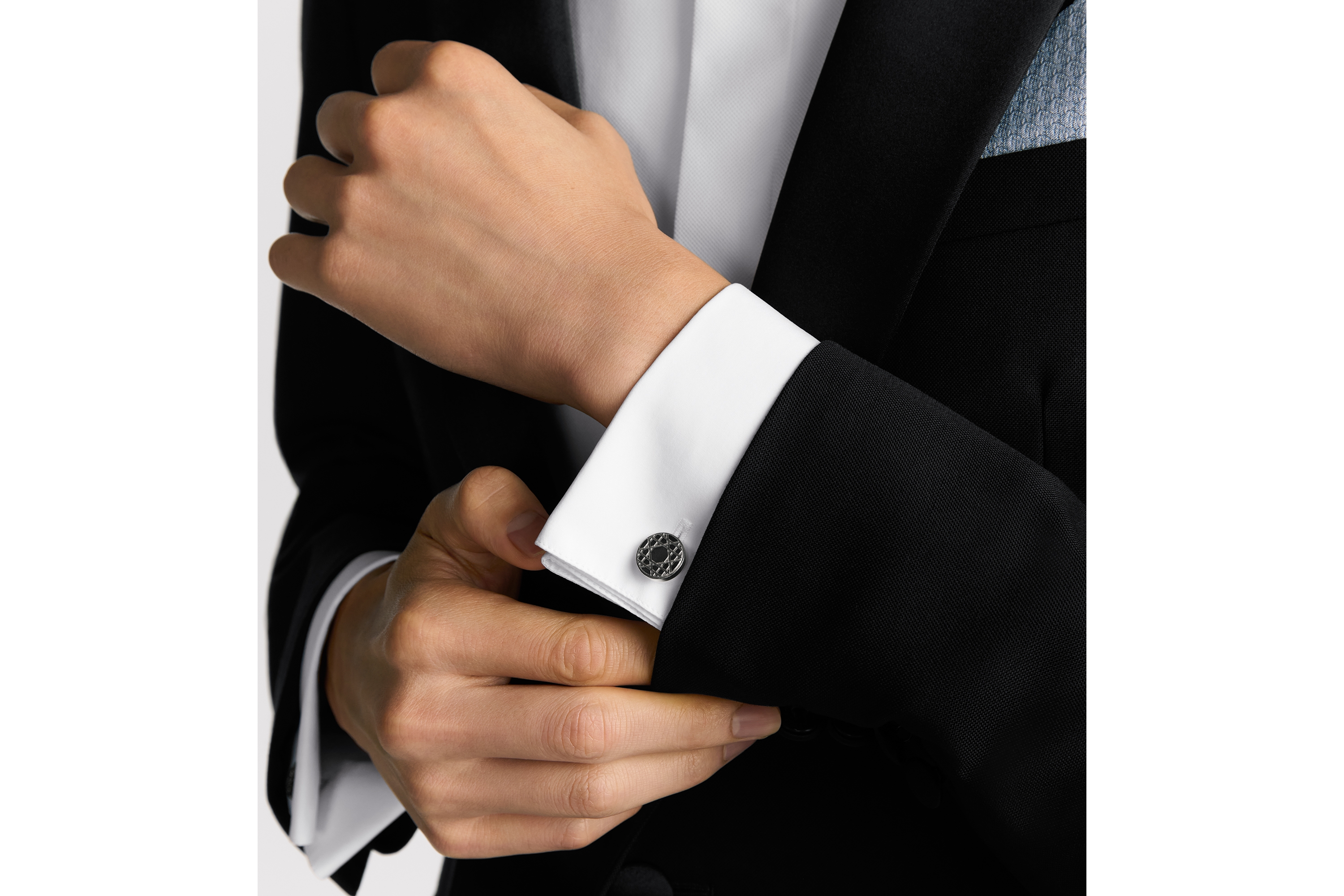 Dior Icons Cannage Cufflinks