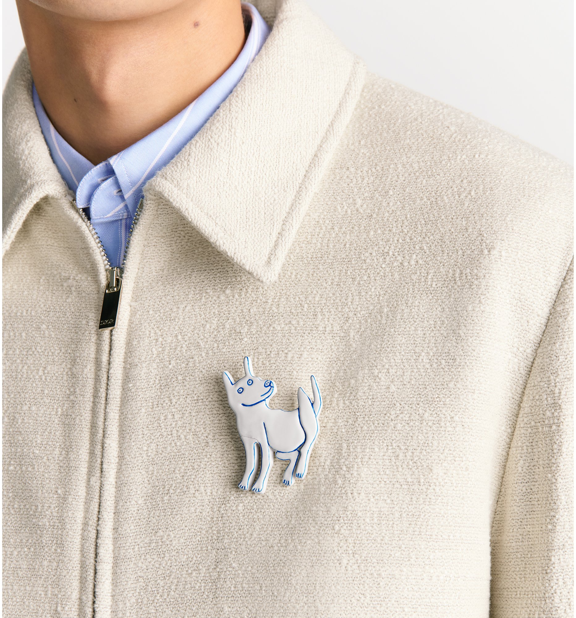 aria_look Zipped Jacket Three quarter opened view