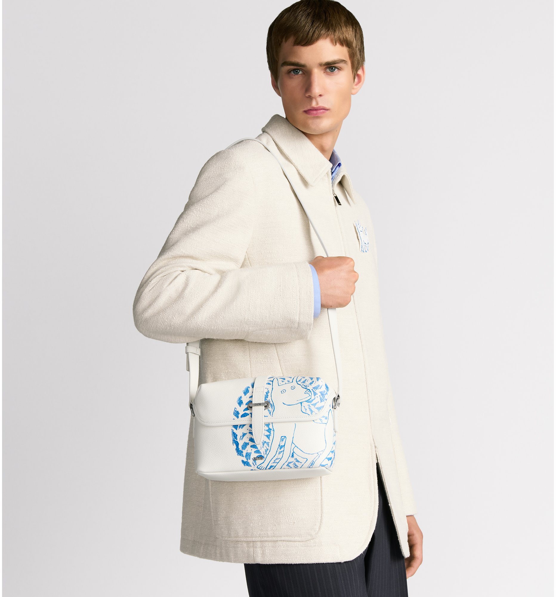 aria_look DIOR AND HYLTON NEL Dior Normandie 플랩 스트랩백