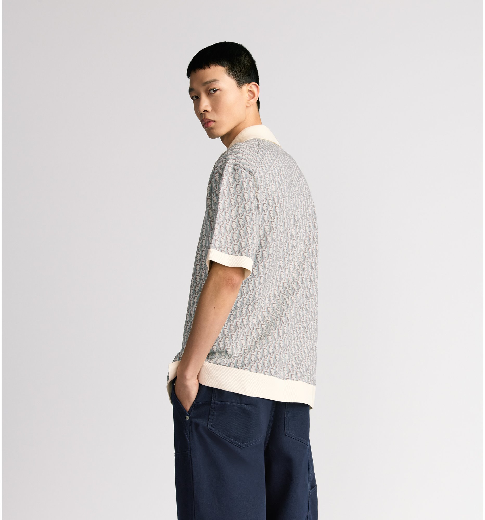 aria_look Dior Oblique Polo Shirt Detailed view