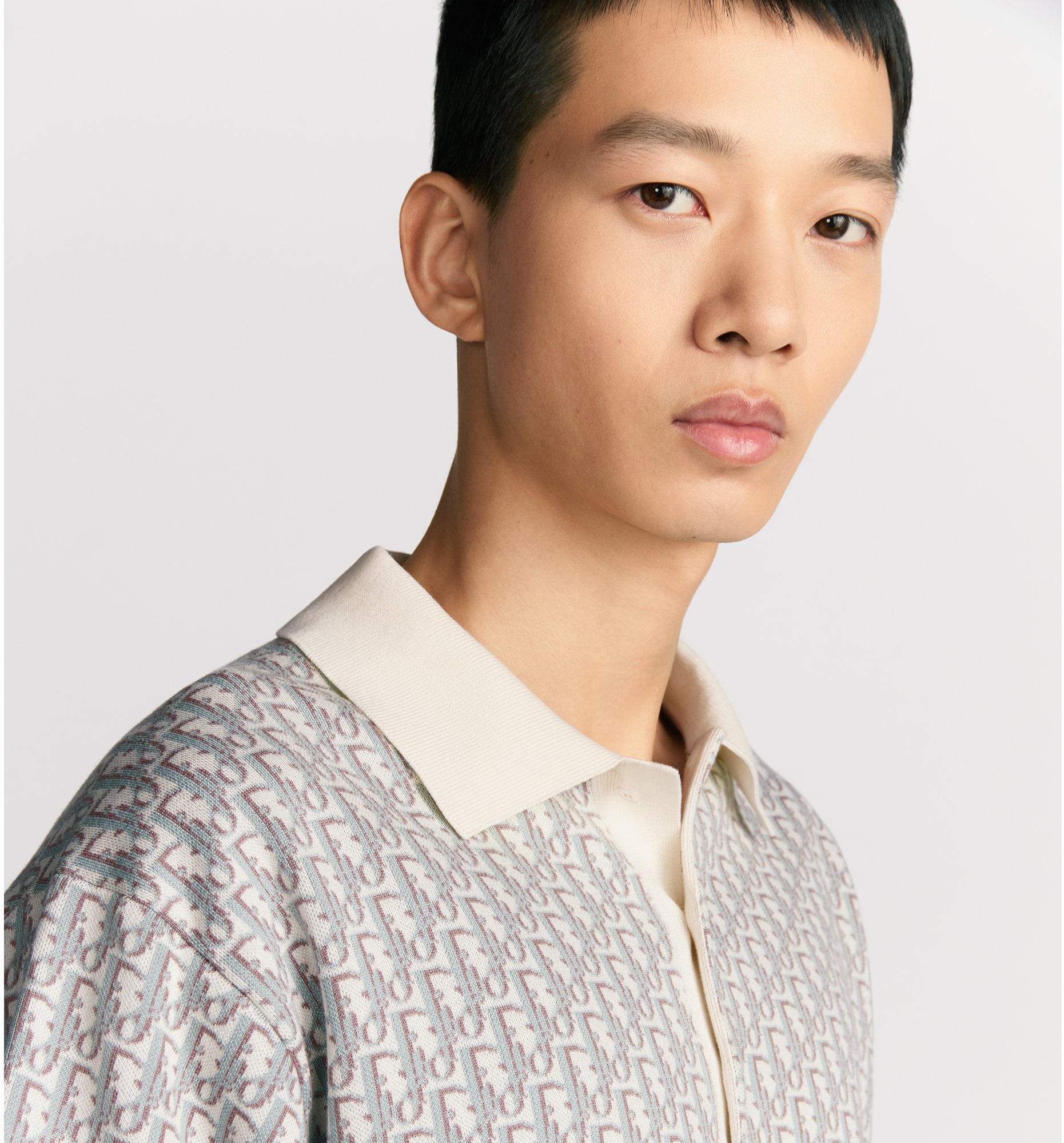 aria_look Dior Oblique Polo Shirt Detailed view