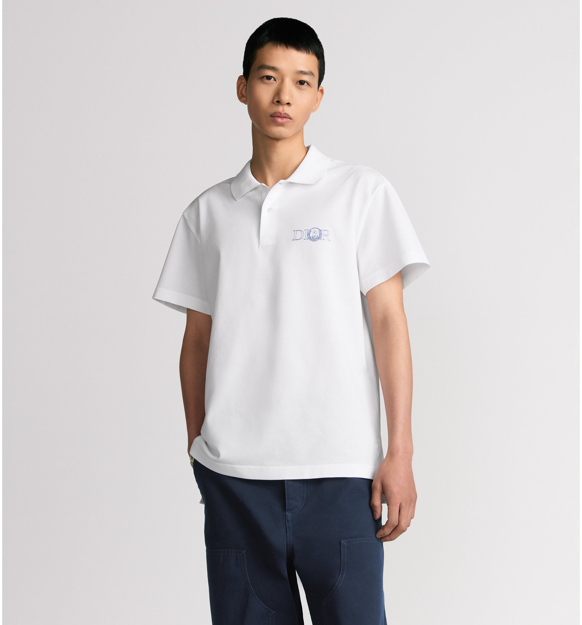 aria_look DIOR AND HYLTON NEL Polo Shirt Unfolded view