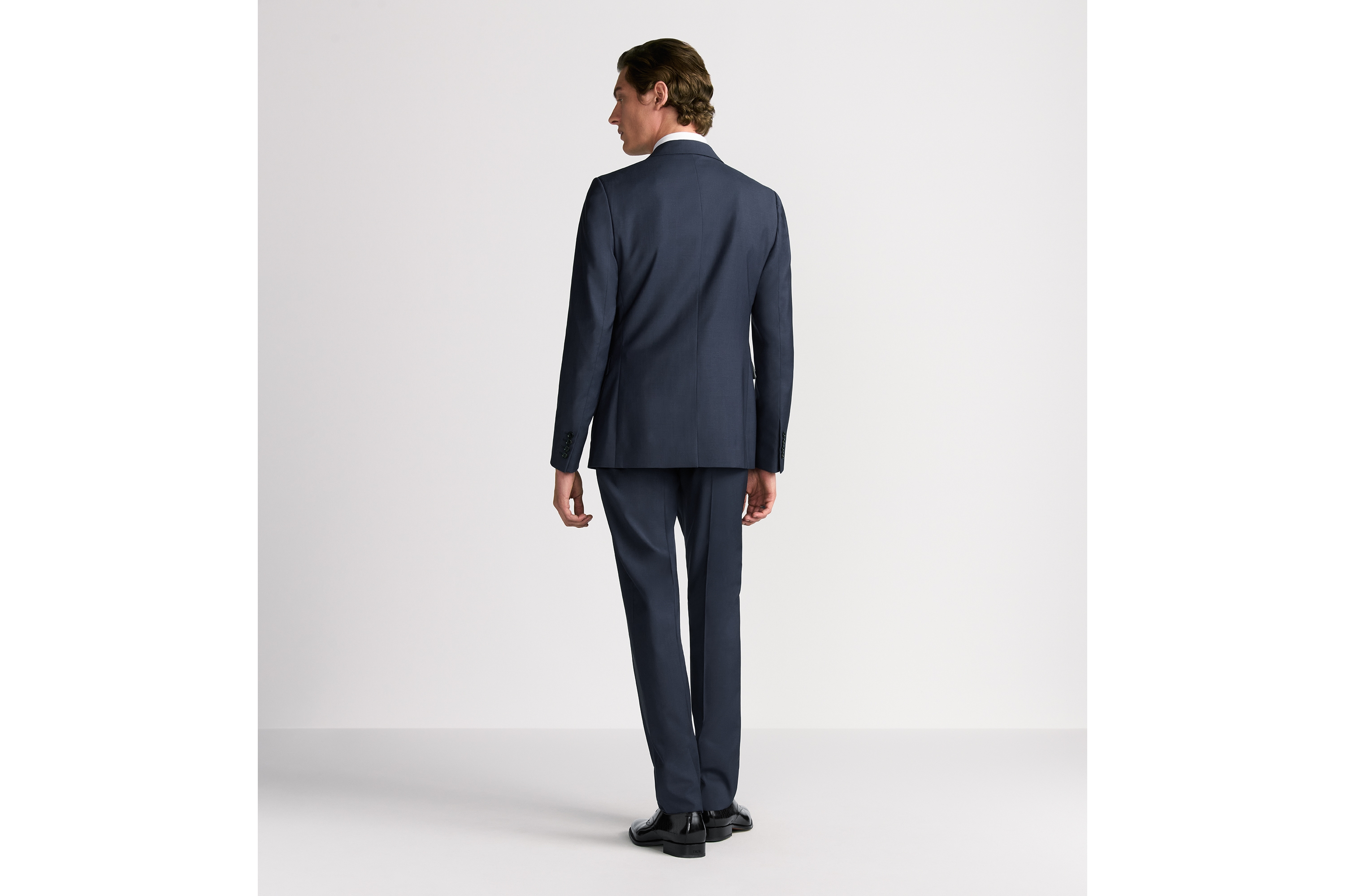 look_image_alt_prefix Klassiek pak Marineblauwe scheerwol E09