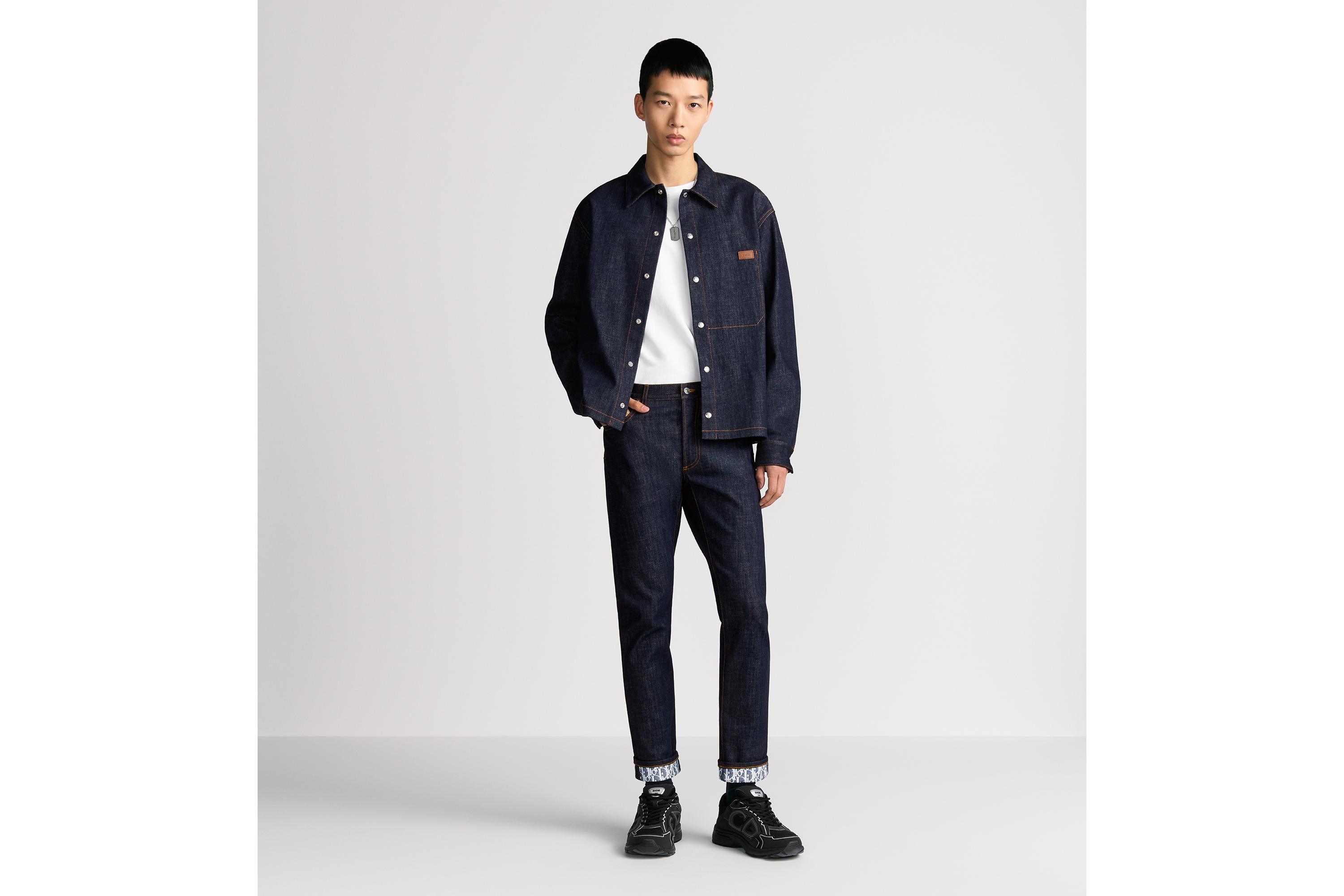 【正規品】Dior デニムオーバーシャツ DIOR | Dior Mountain ジップ付き オーバーシャツ コットンデニム