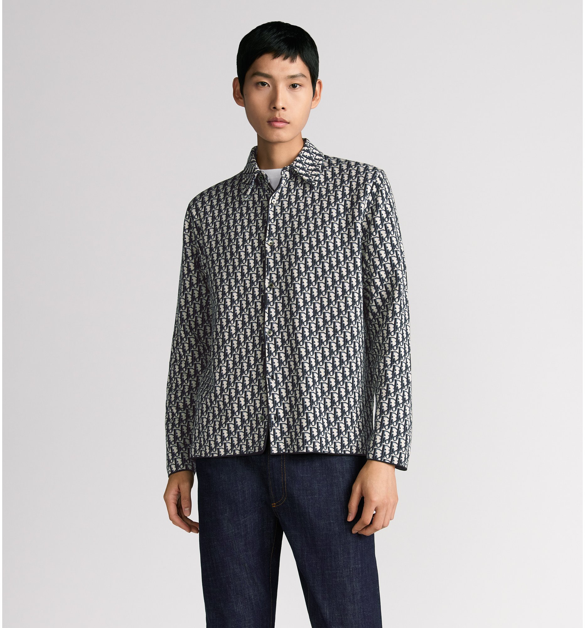 aria_look Dior Oblique Overshirt Unfolded view