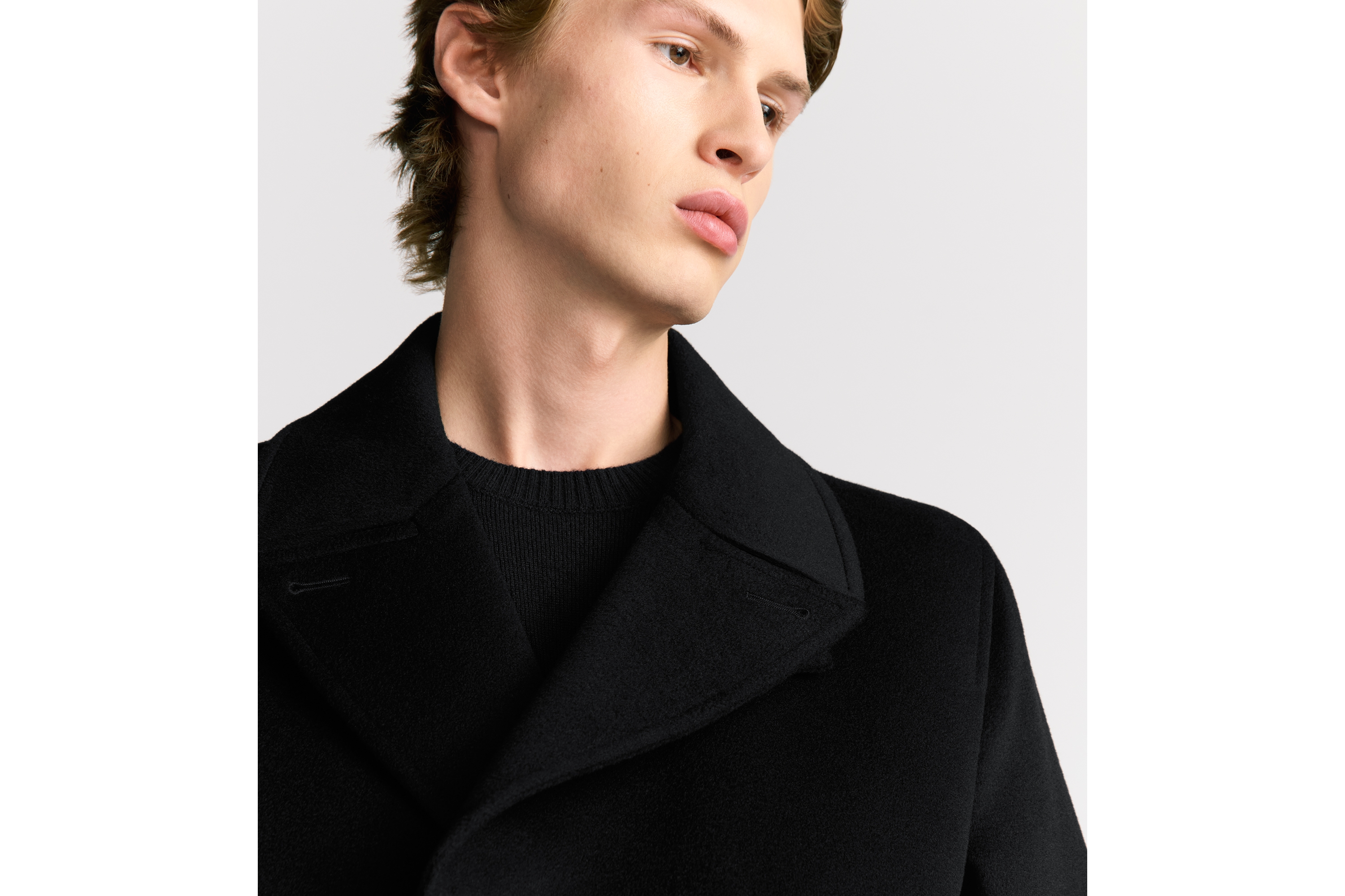 look_image_alt_prefix Cabanjacke Kaschmirgewebe in Schwarz E10