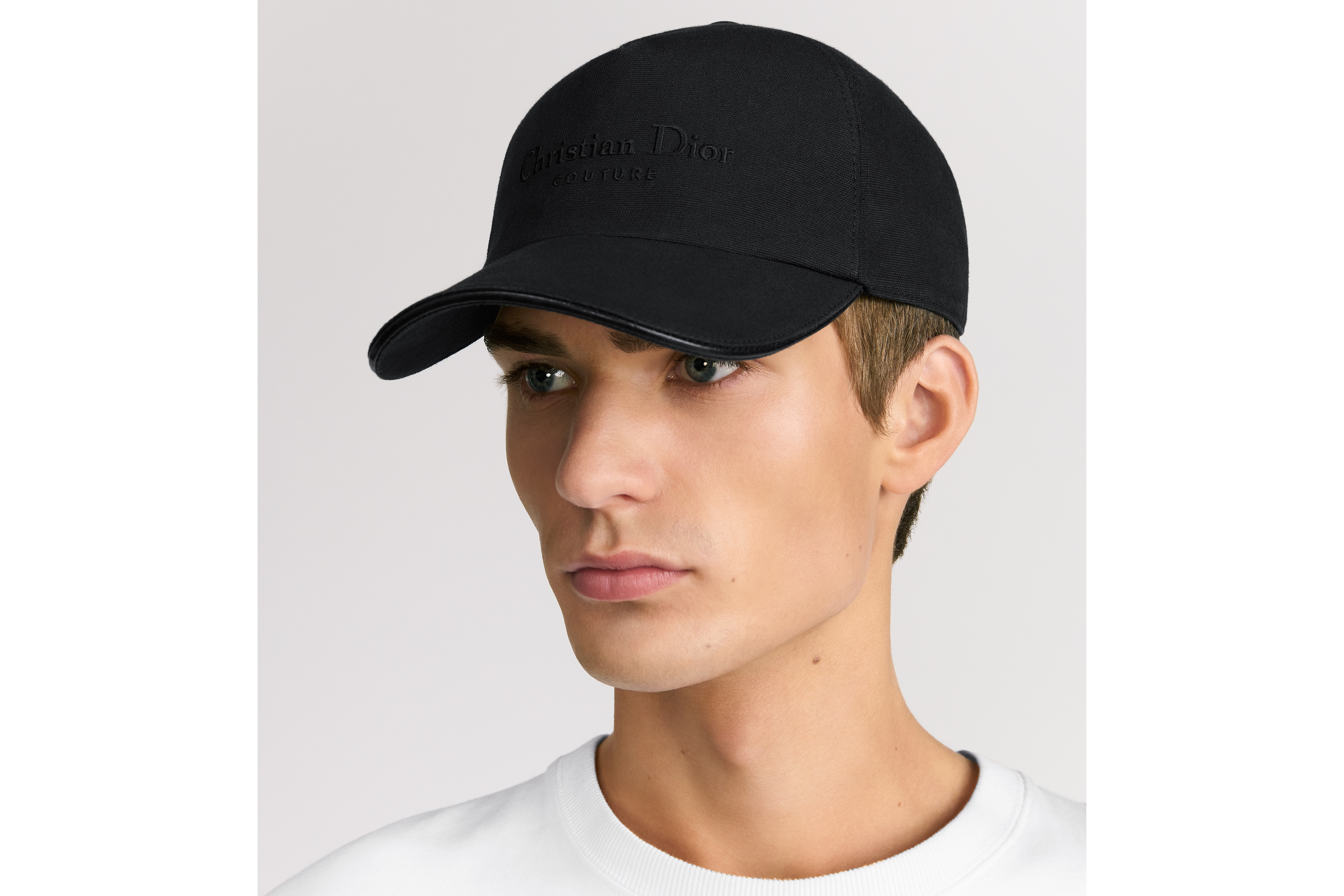 look_image_alt_prefix Christian Dior Couture Basecap Baumwoll-Canvas in Schwarz E26