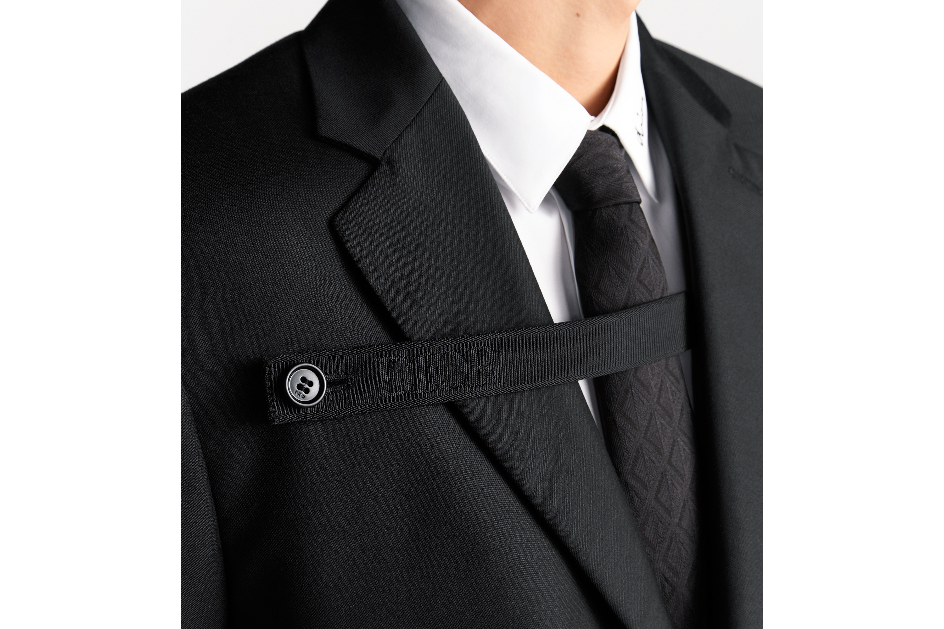 Jacket with Buttoned Strap