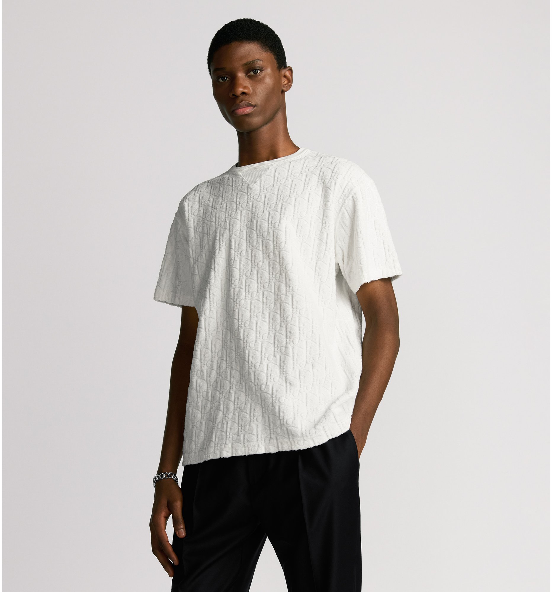 aria_look Dior Oblique Relaxed-Fit T-Shirt Unfolded view