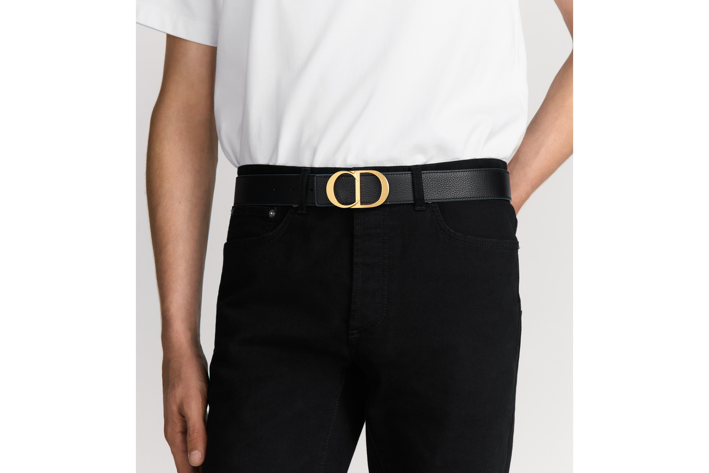 Look CD Icon Belt Buckle Gold-Finish Brass, 35 MM E45