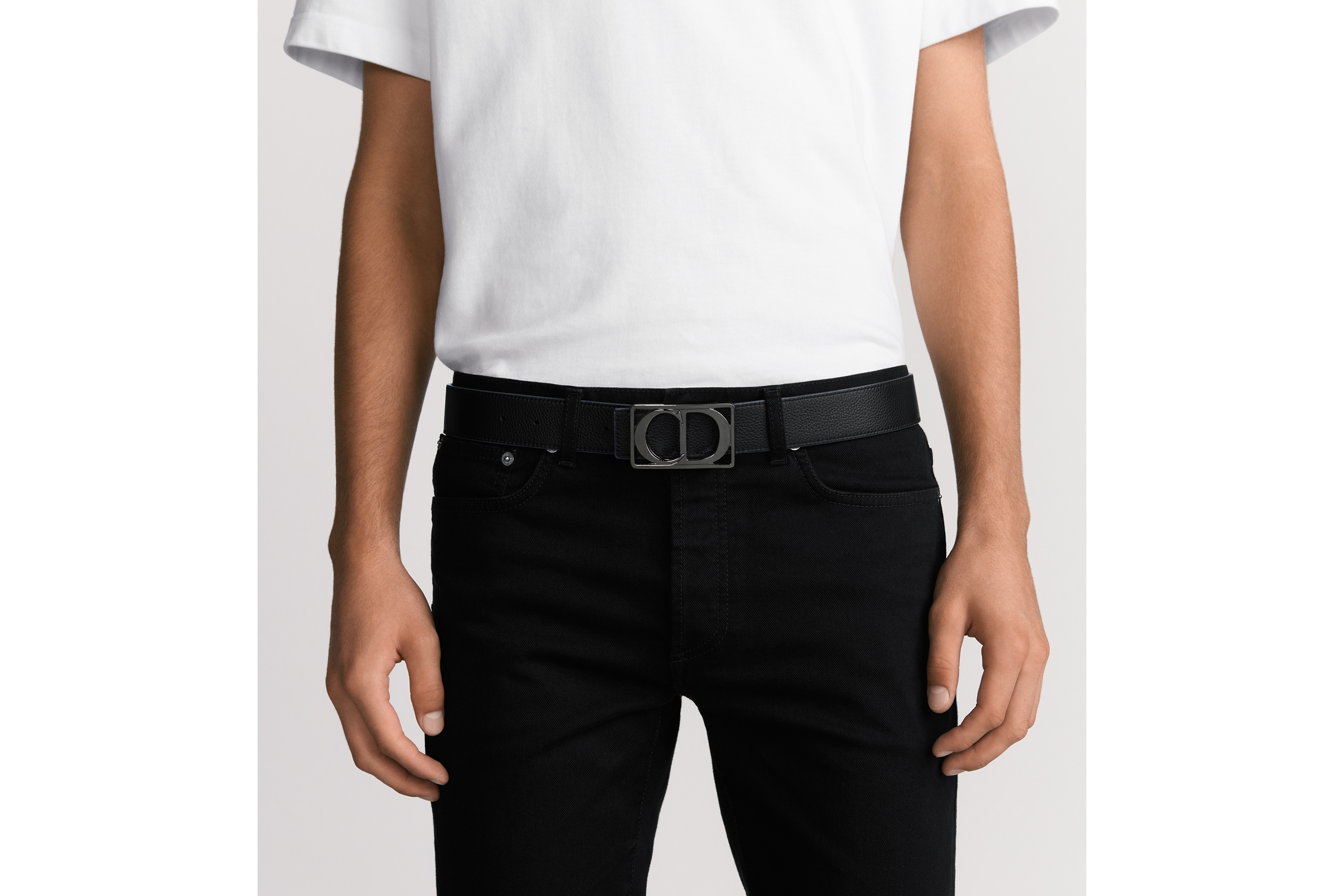 Look CD Icon Belt Buckle Ruthenium-Finish Brass, 35 MM E45