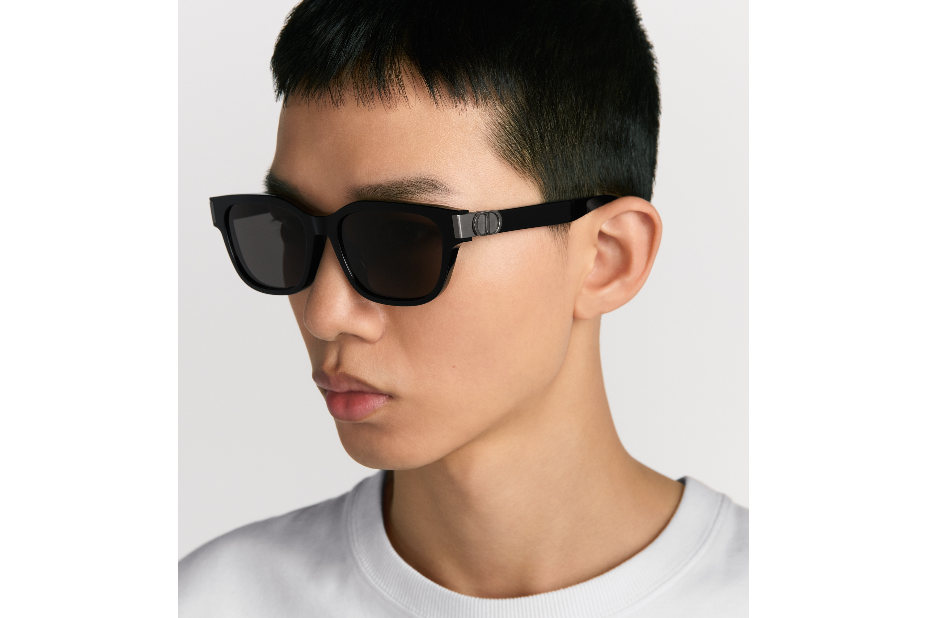 CD Icon S1F แว่นกันแดดทรงสี่เหลี่ยมสีดํา E29