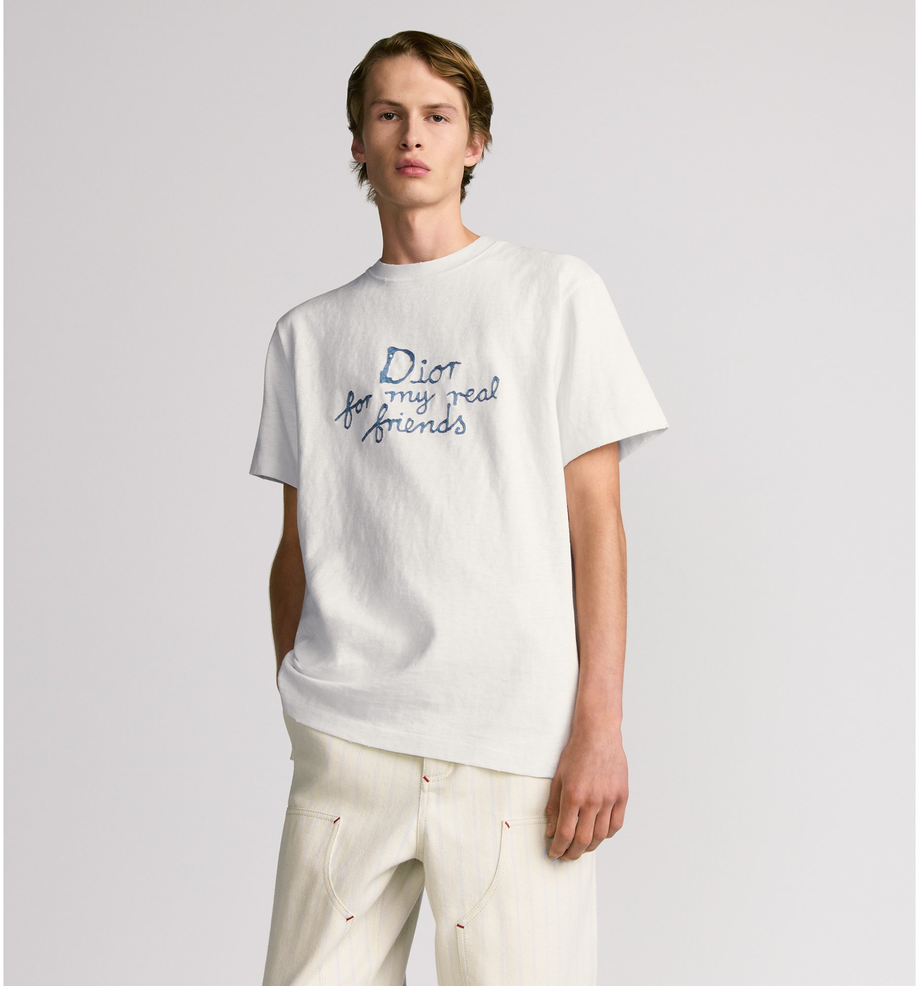 aria_look DIOR AND HYLTON NEL T-Shirt, Relaxed Fit Unfolded view