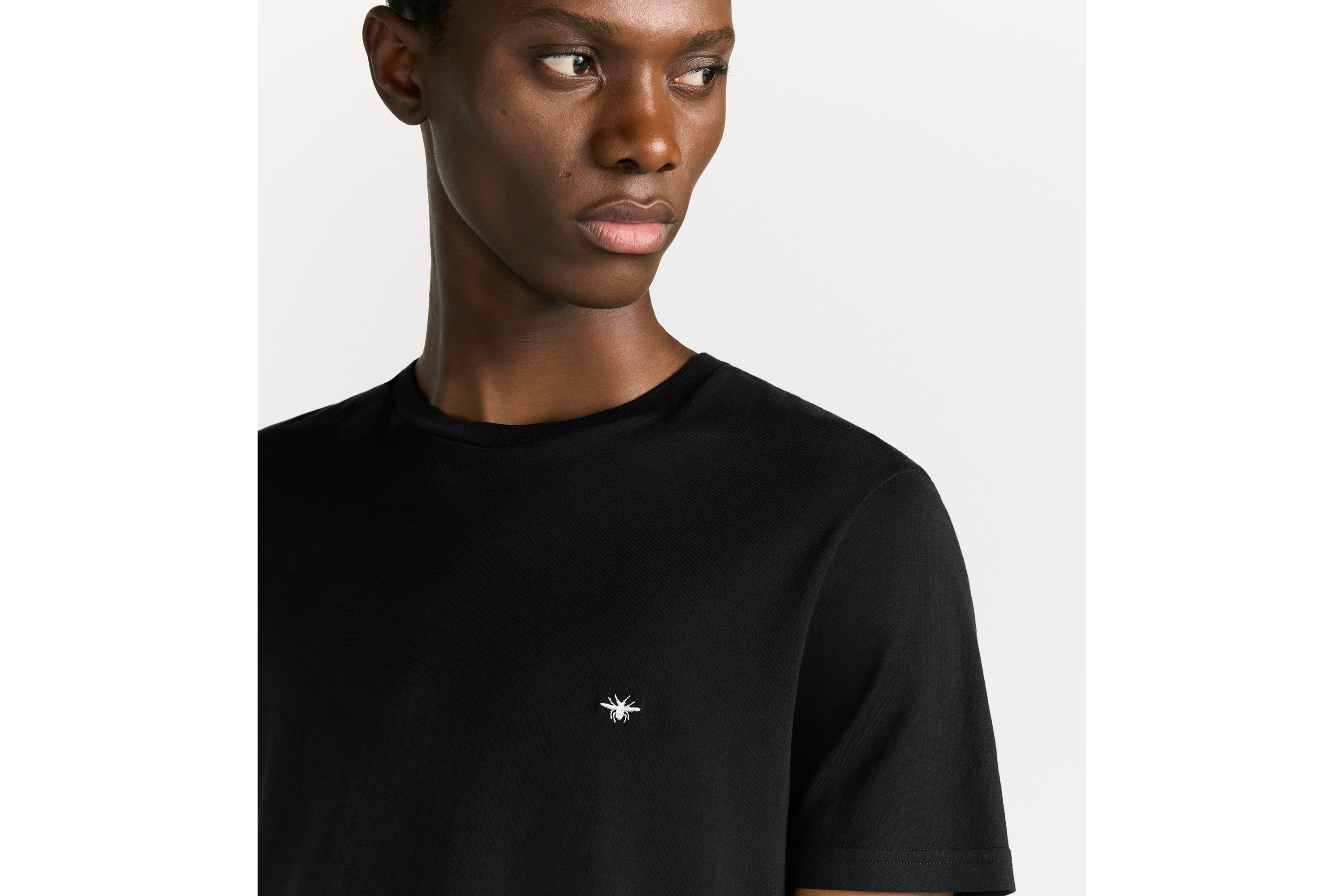 T-Shirt with Bee Embroidery