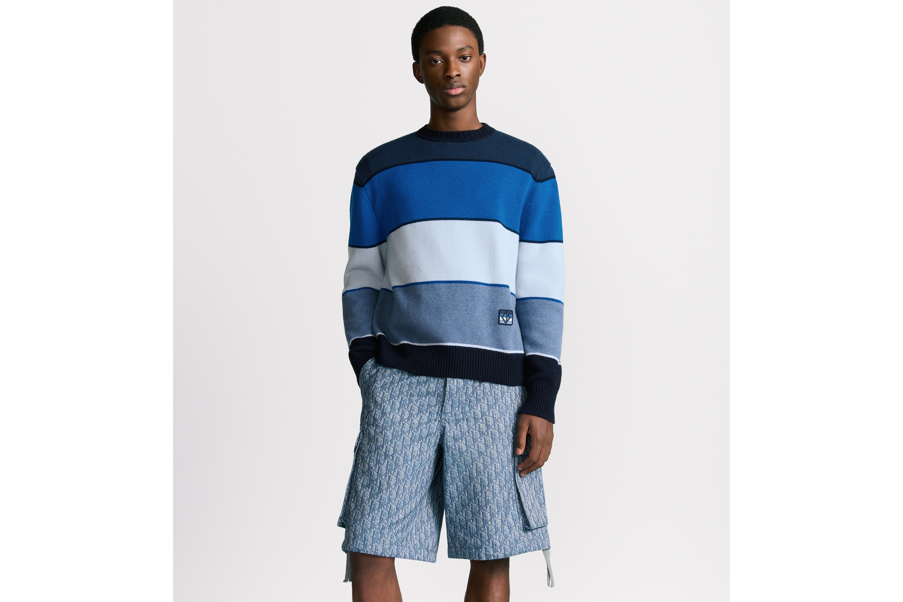 CD Diamond セーター カシミヤ & コットン ジャージー E07