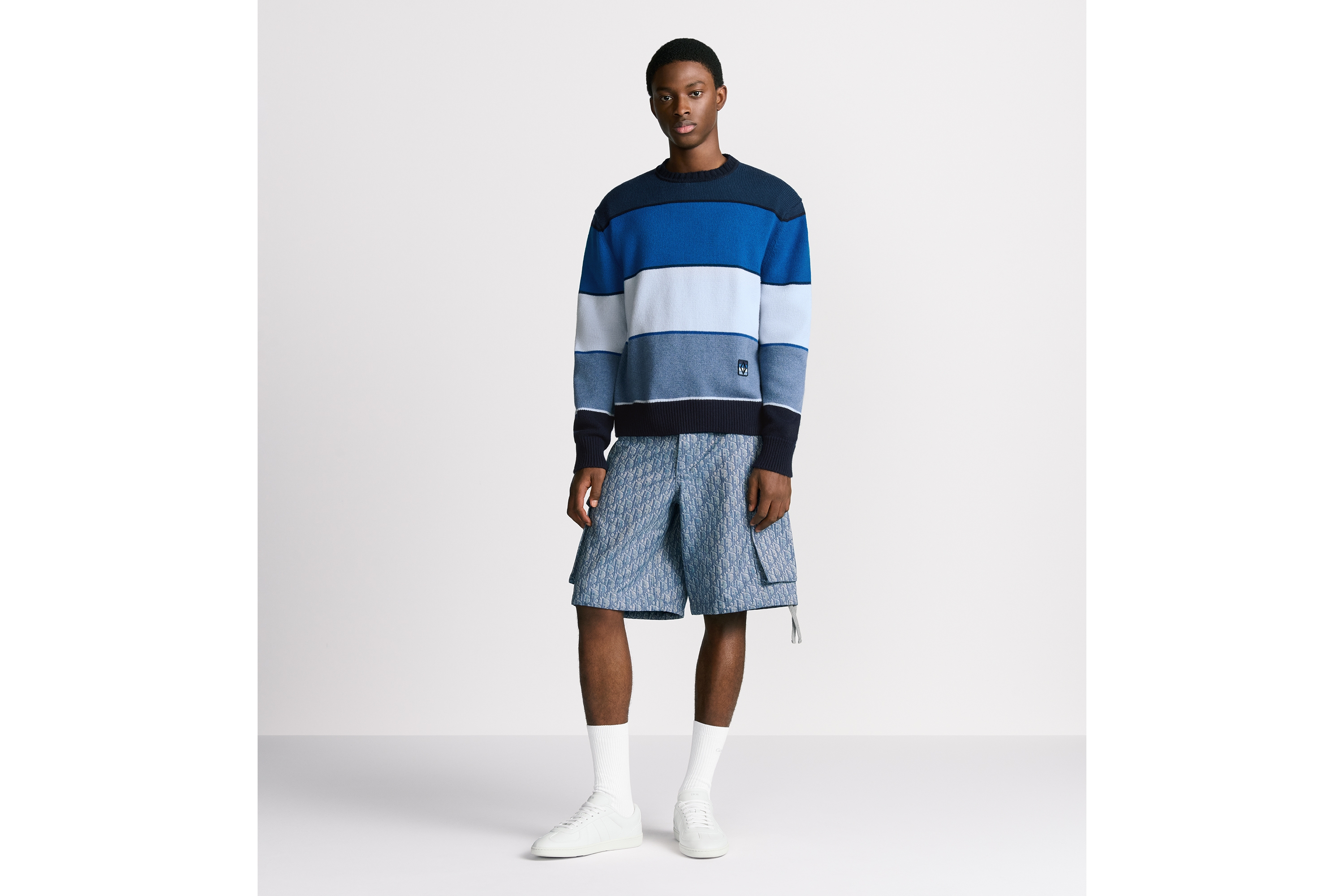 look_image_alt_prefix バミューダ カーゴショートパンツ ディオール オブリーク コットンブレンド ツイル E08