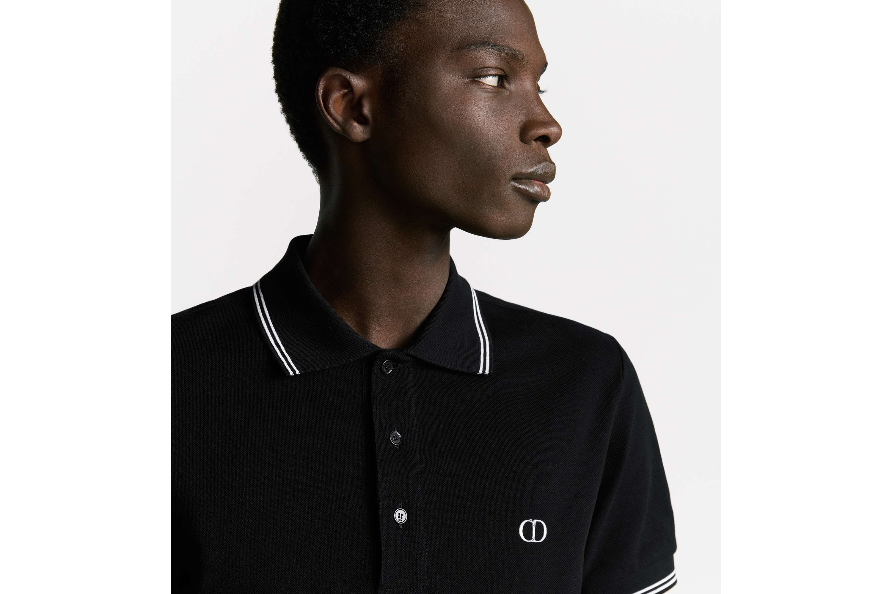 DIOR CD ICON ポロシャツ ブラック DIOR CD ICON ポロシャツ ブラック Men's CD Icon Polo Shirt
