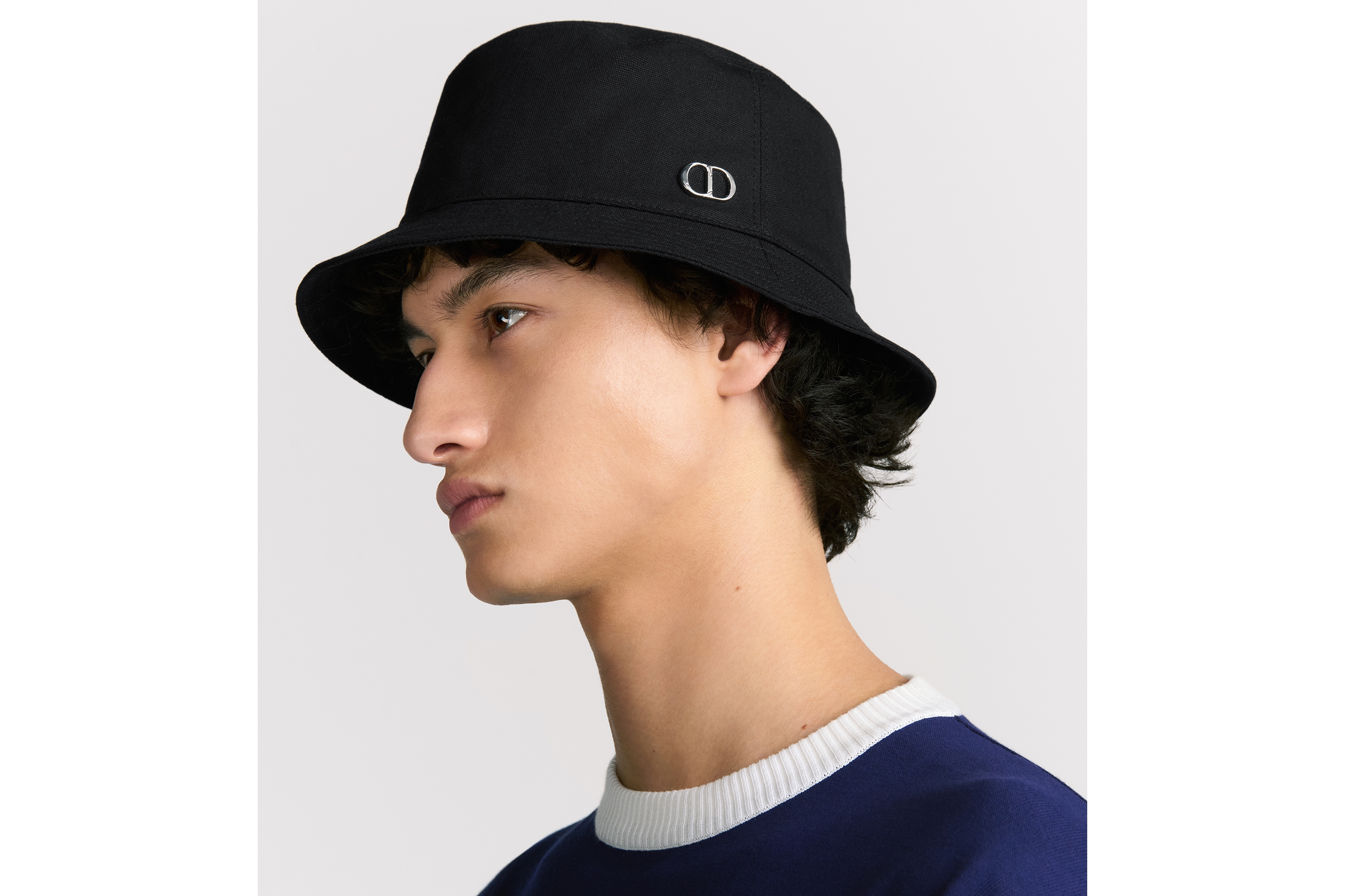 CD Icon Bucket Hat Black Cotton | DIOR