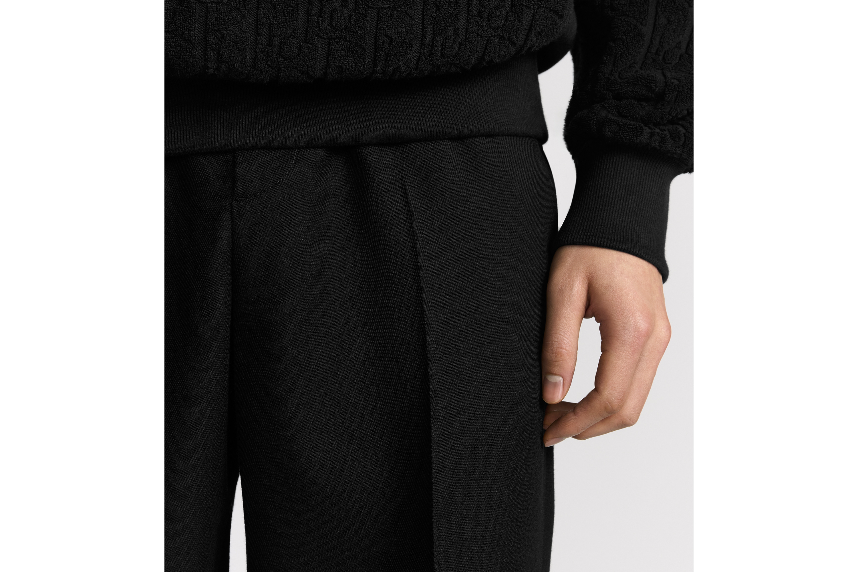 ルーズパンツ ウール ウィップコード E16