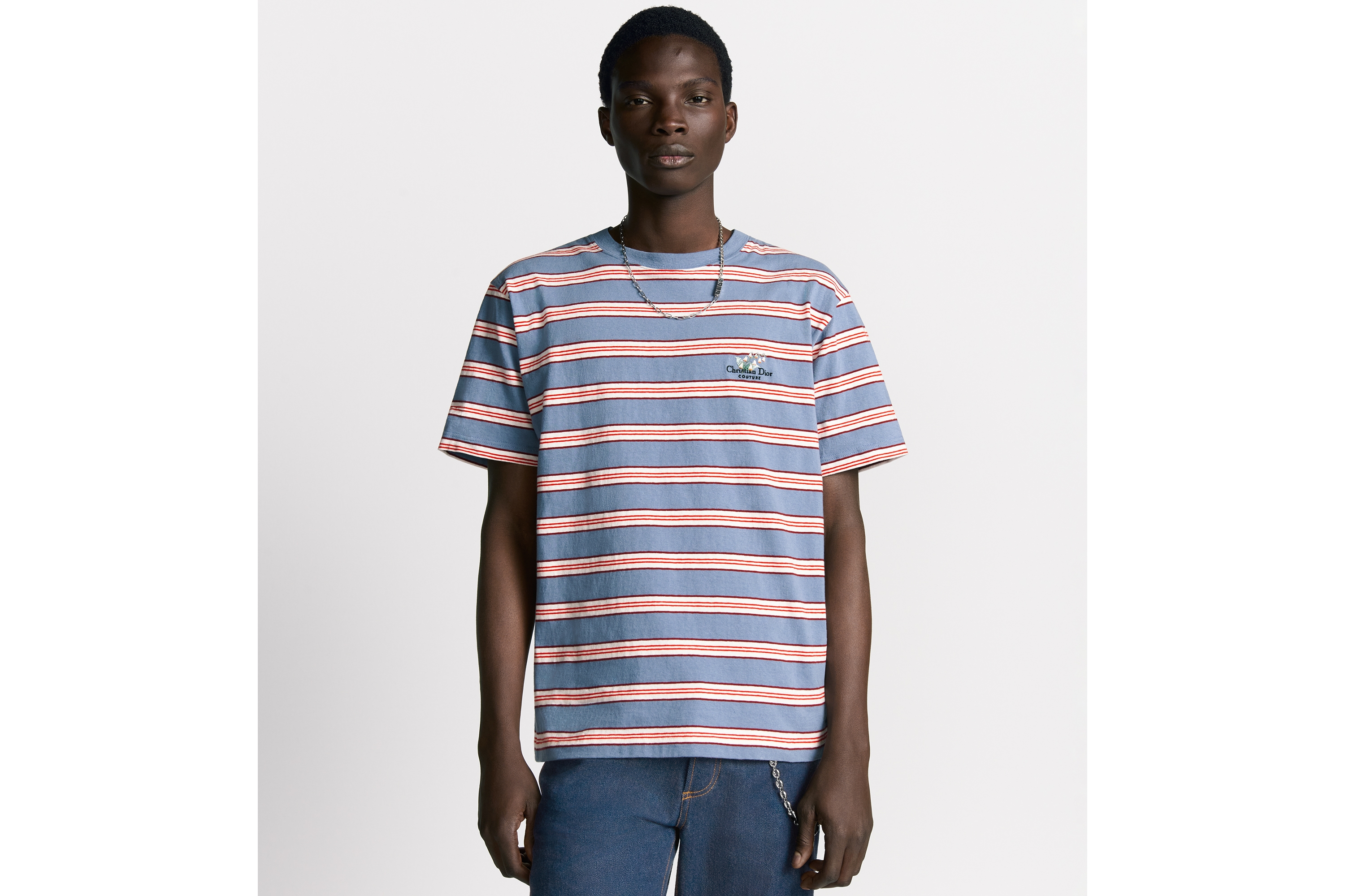 Christian Dior Couture スズラン Tシャツ (リラックス フィット) コットンジャージー E07