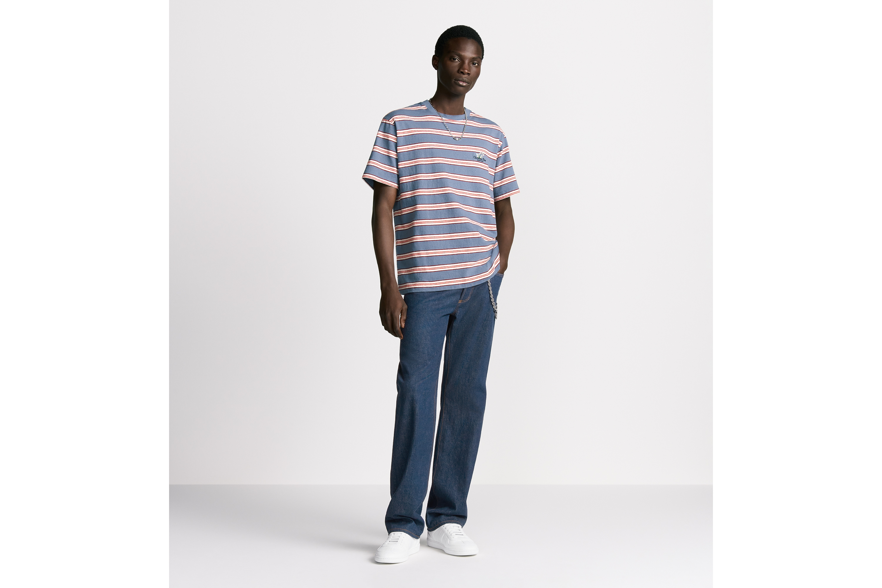 Christian Dior Couture スズラン Tシャツ (リラックス フィット) コットンジャージー E08