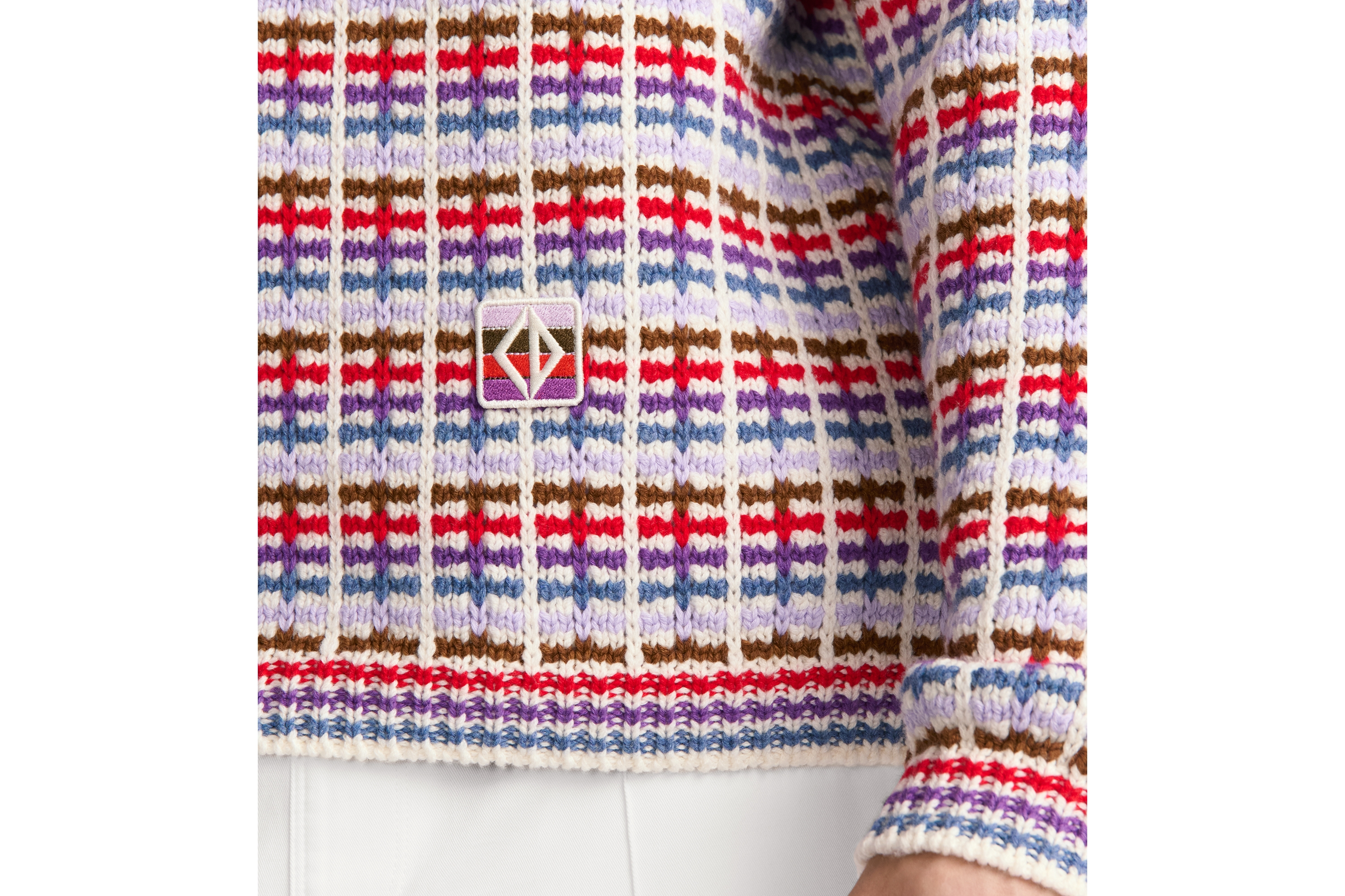 CD Diamond セーター コットン & カシミヤ ジャージー E04