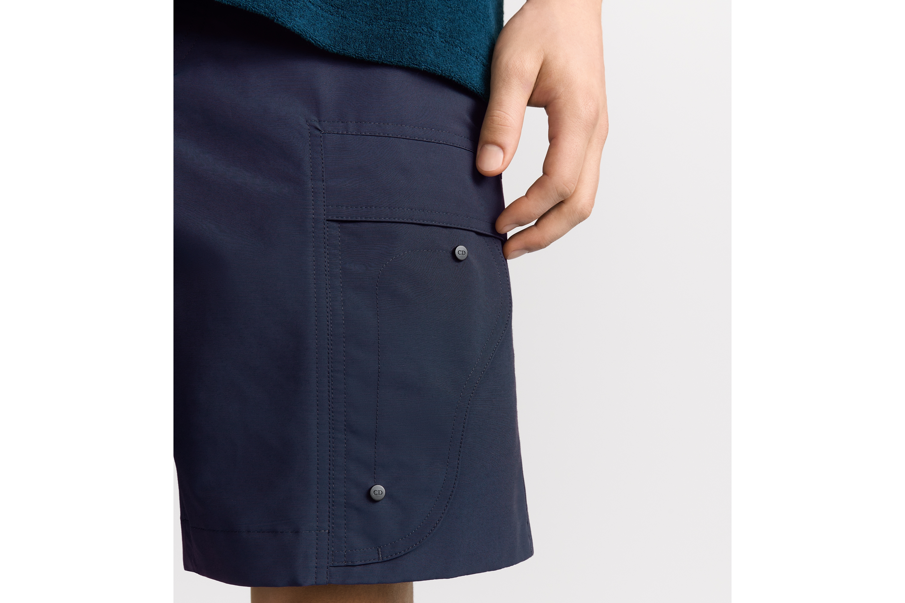 Cargo Shorts with Saddle Pocket