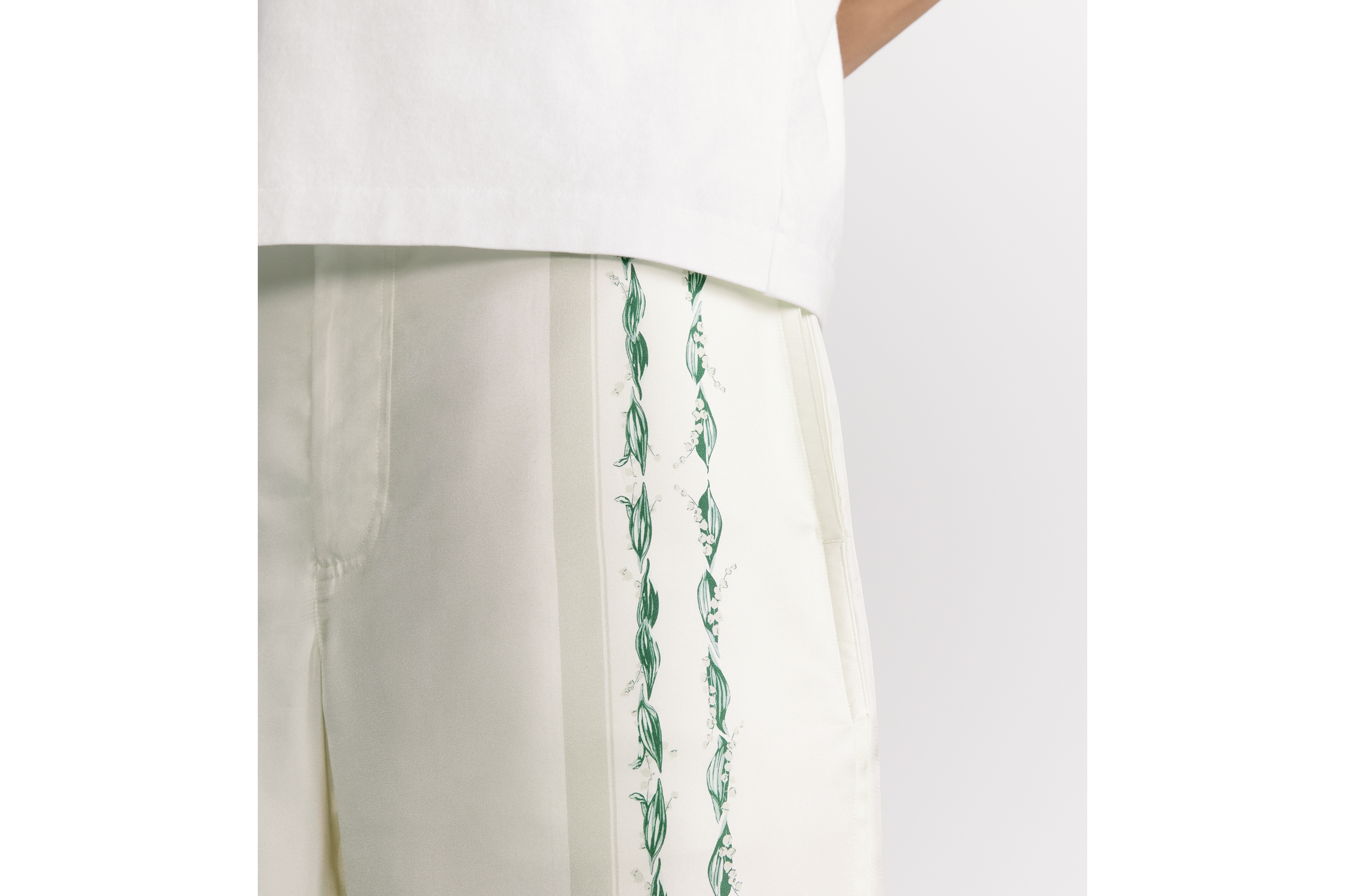 Christian Dior Couture Lily of the Valley Bermuda Shorts