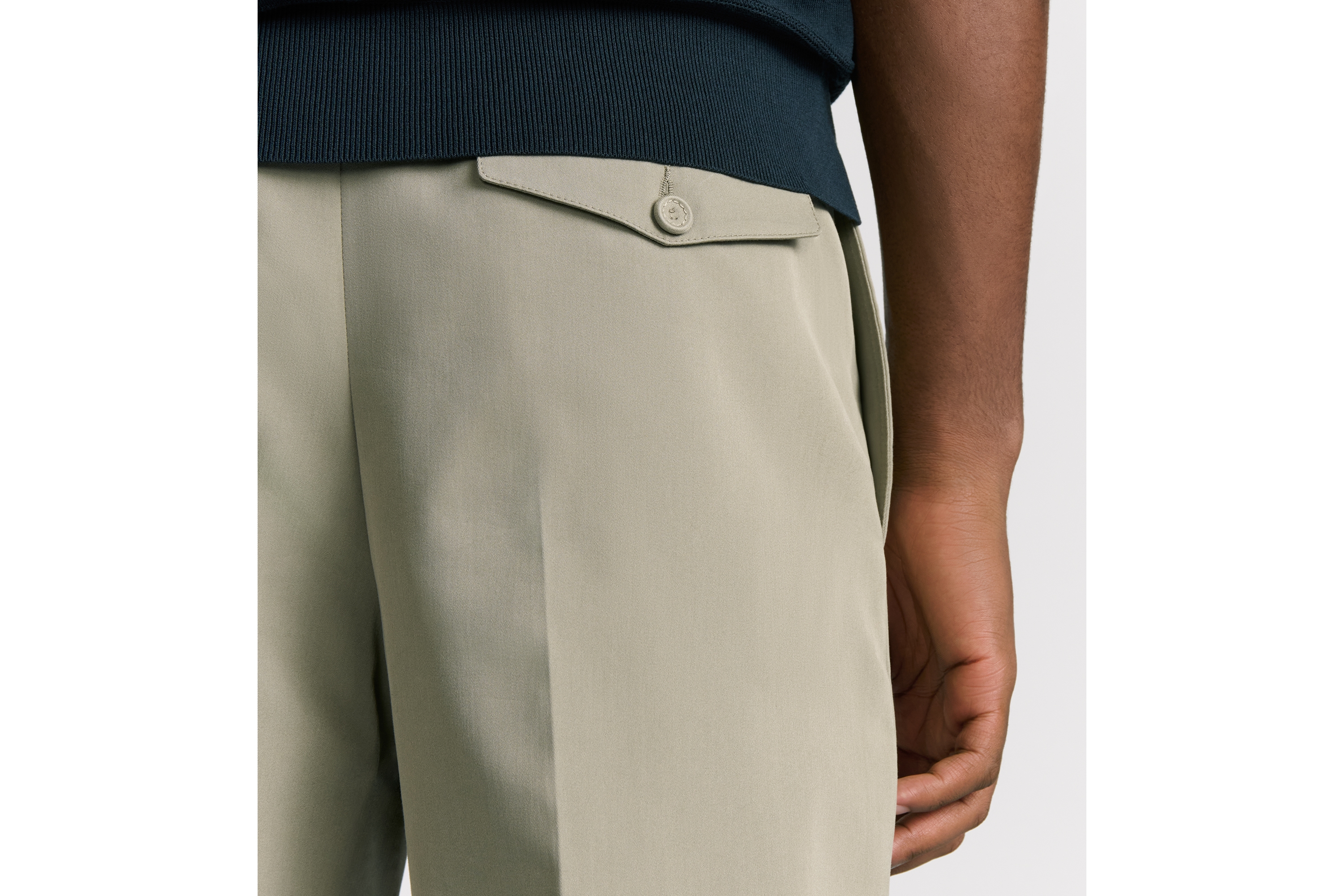 Pants with CD Diamond Embroidery