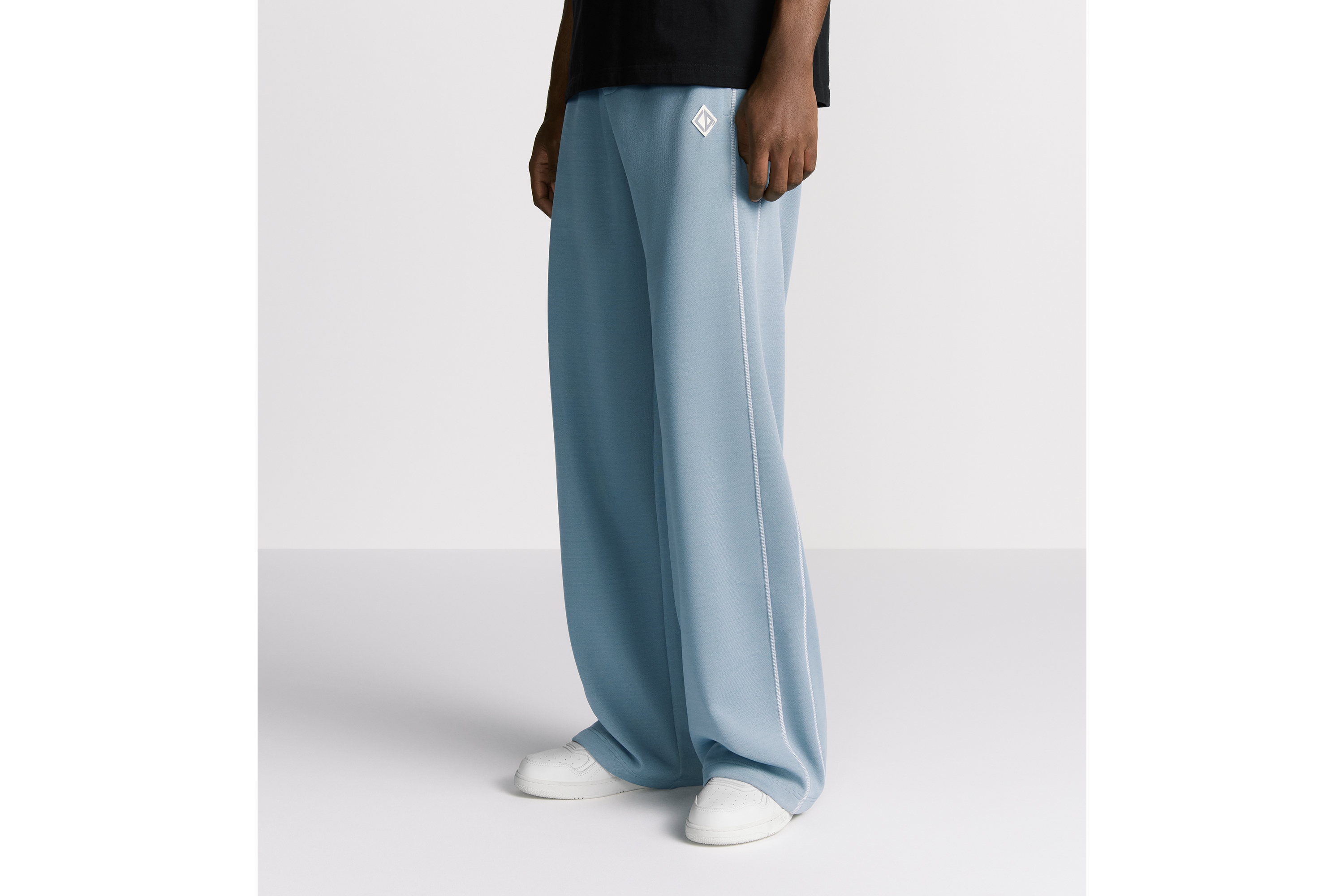 Look CD Diamond Track Pants Blue Technical Jersey E13