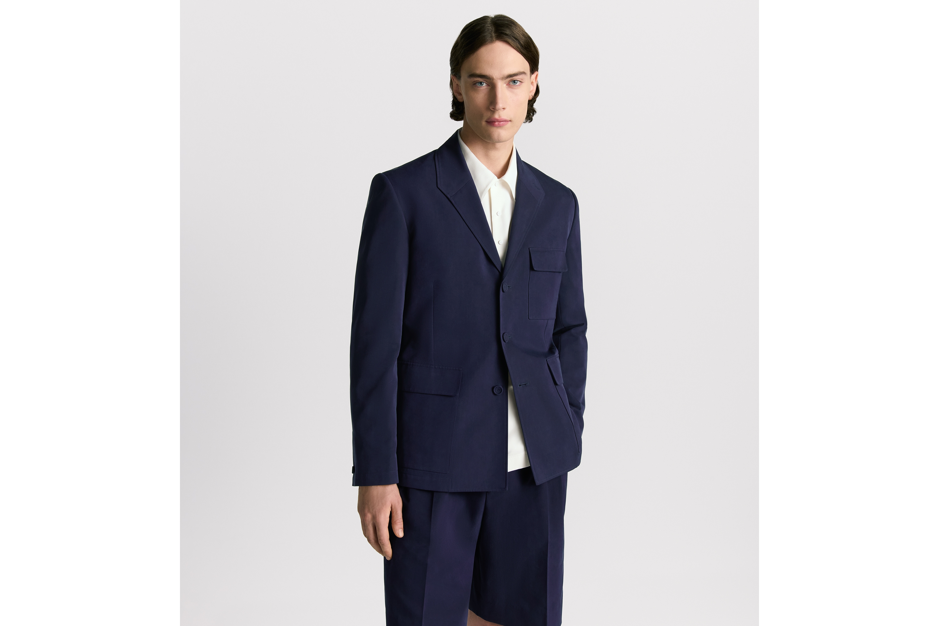 Christian Dior ネイビー テーラードジャケット Christian Dior ネイビー テーラードジャケット