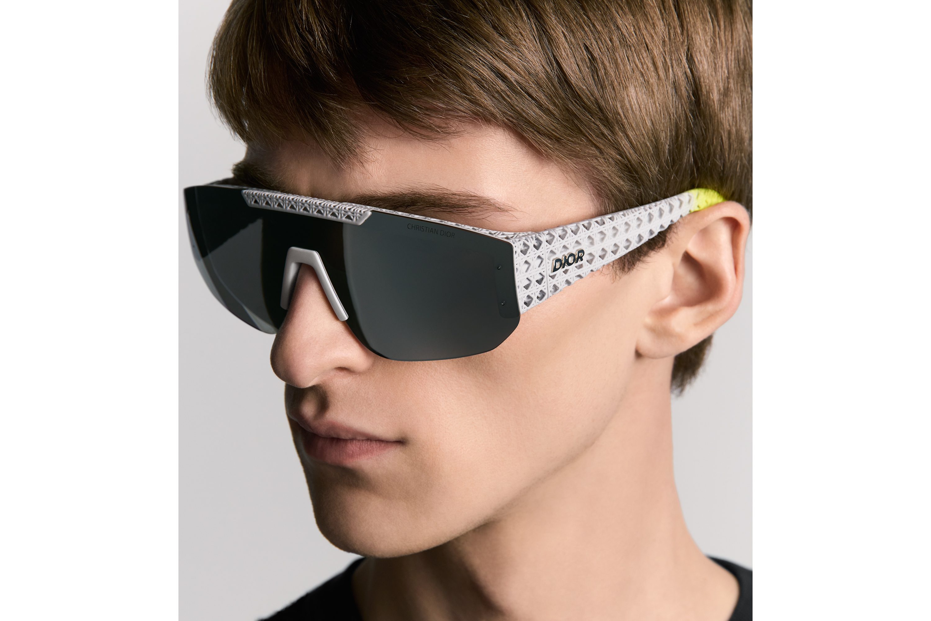 Dior3D M2U Lunettes de soleil masque blanches E29