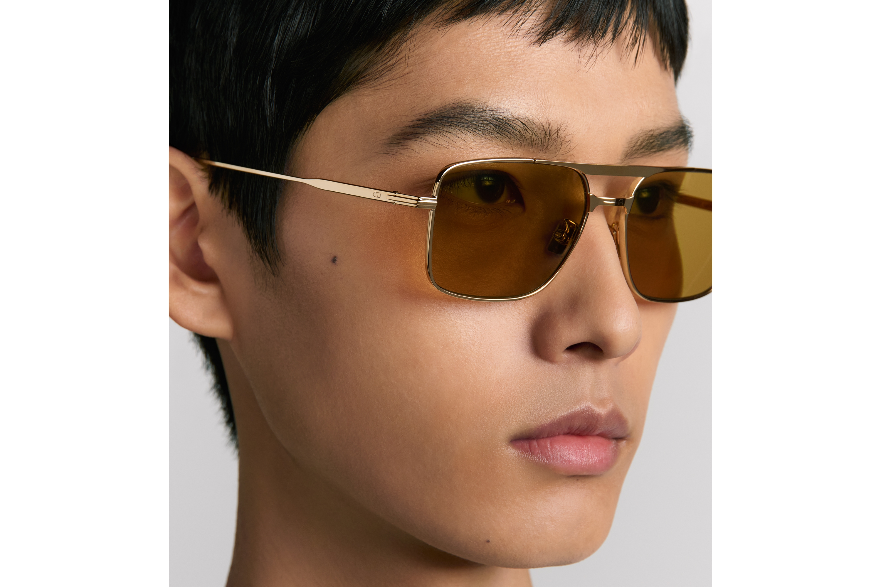 Look DiorBlackSuit S17U Yellow Navigator Sunglasses E30